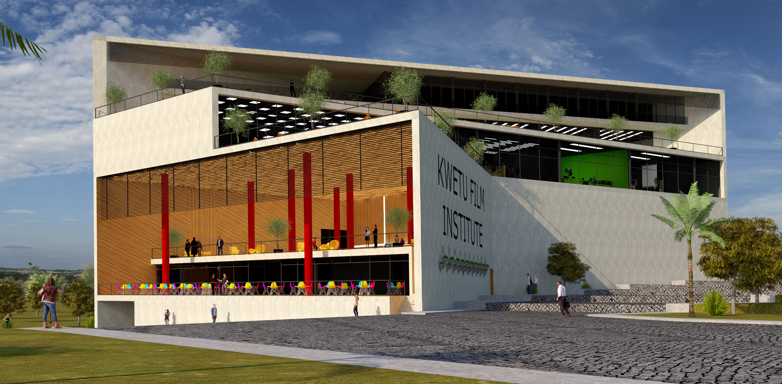 热带气候下的半开放式影院设计——以 Rwanda 的 King's Palace 为灵感-1