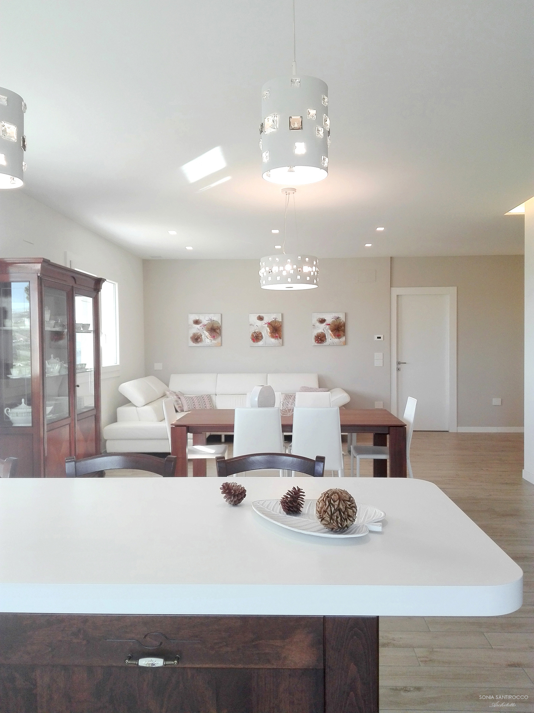 温馨开放式空间 | 意大利公寓客厅设计-30