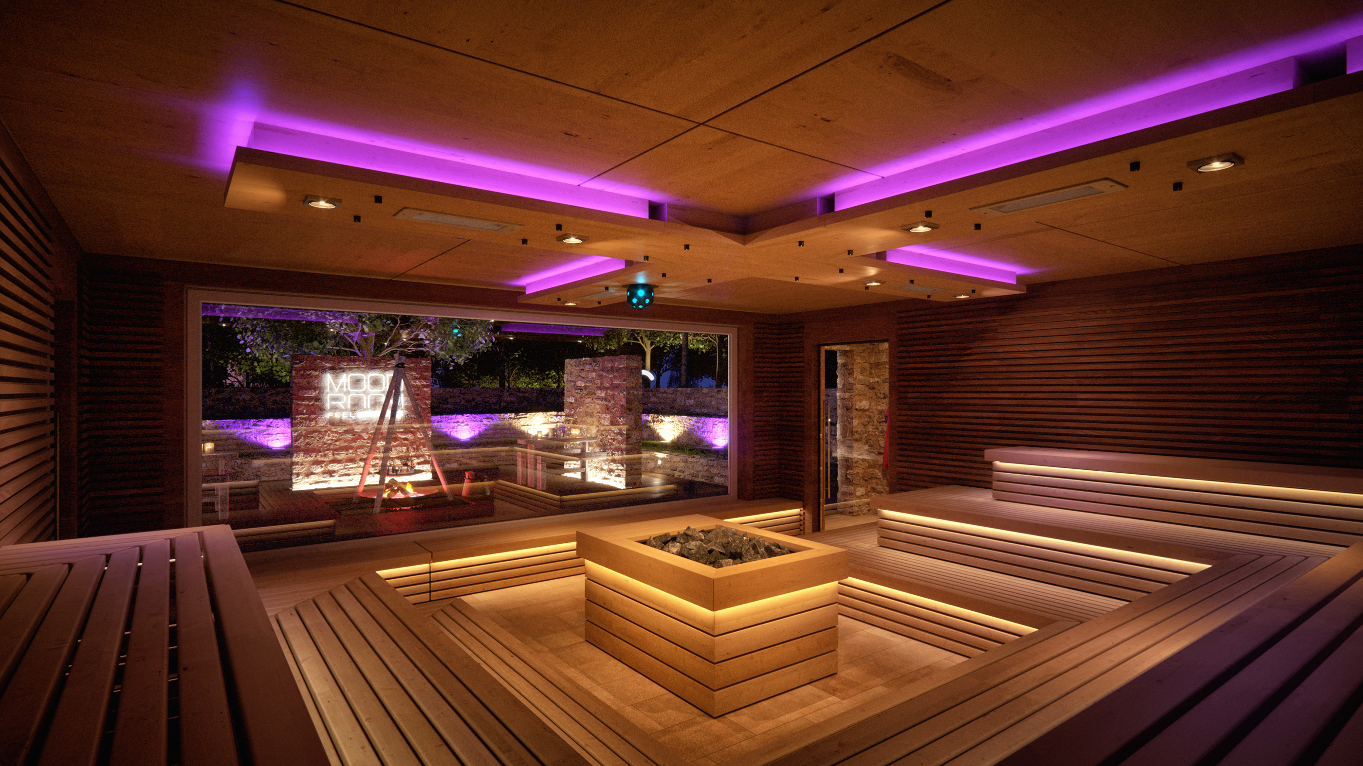 活动桑拿房设计，多元灯光营造 Mood-Room 氛围-22