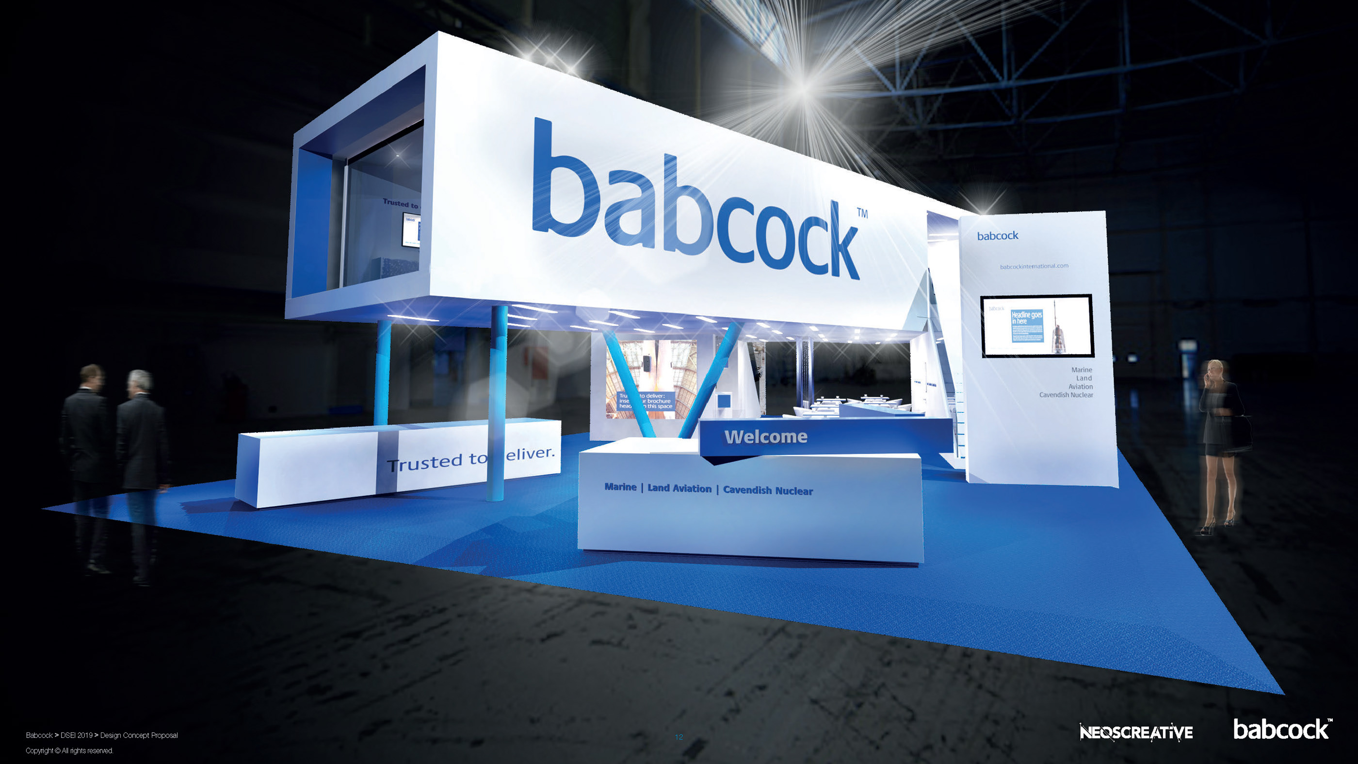 Exhibition stand concept for babcock by NeosCreative-1