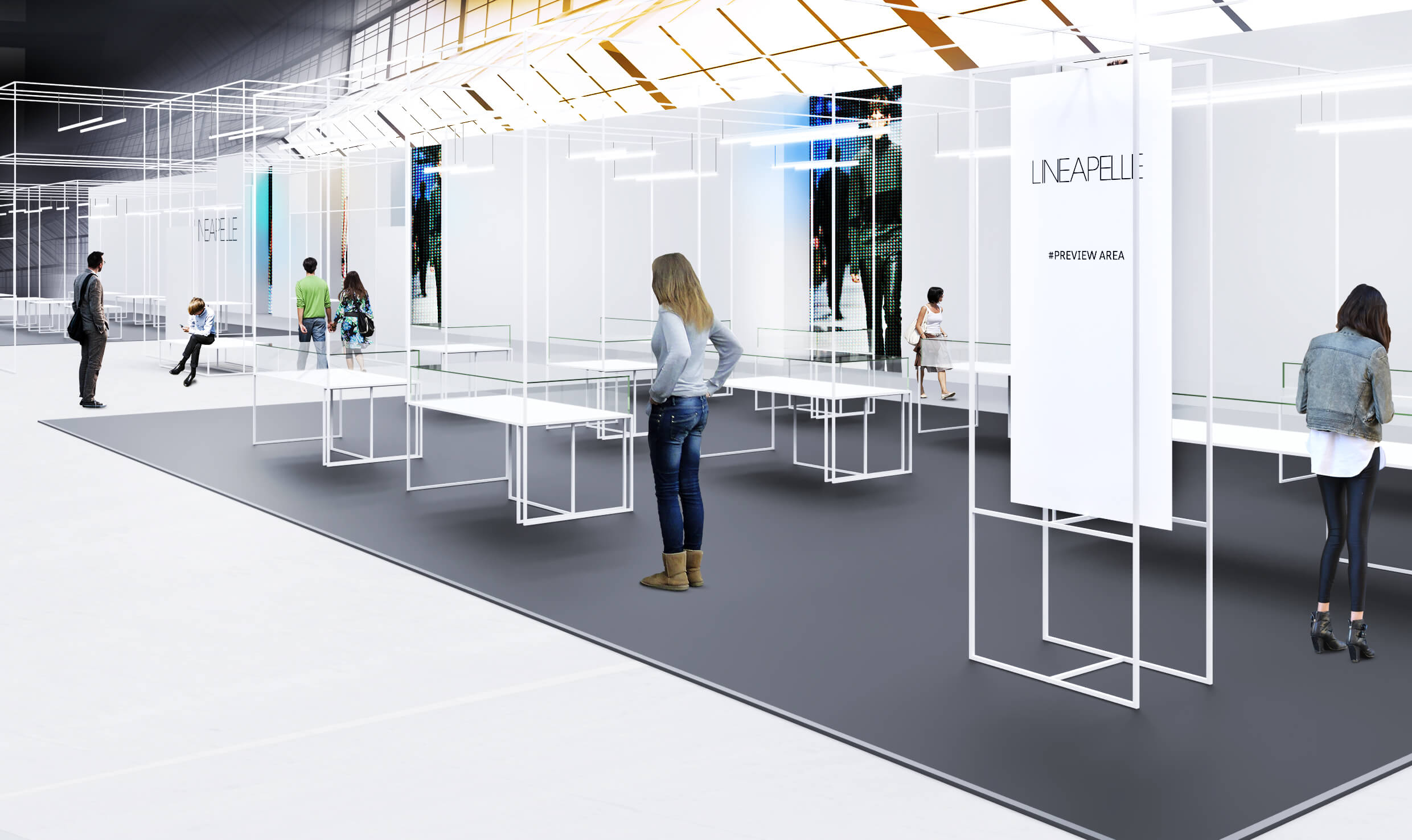 2017 年完成的 LINEAPELLE 展览中心设计-16