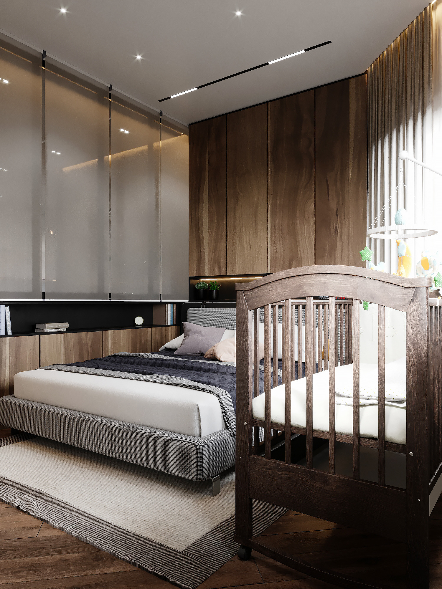 浪漫法式客厅，温馨和谐的家庭角落-20