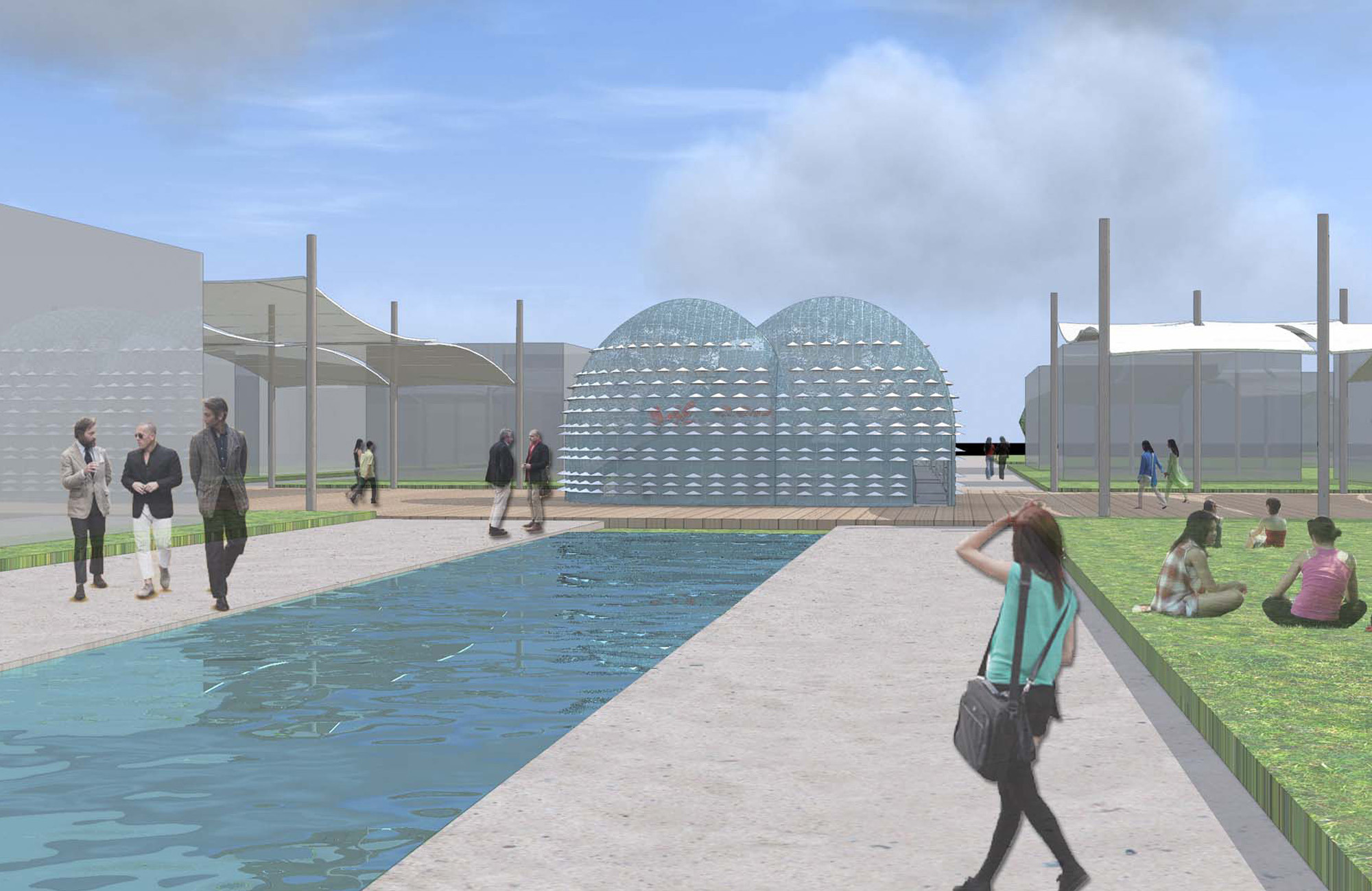 米兰世博竞赛 | 生机勃勃的种子 Pavilion-1