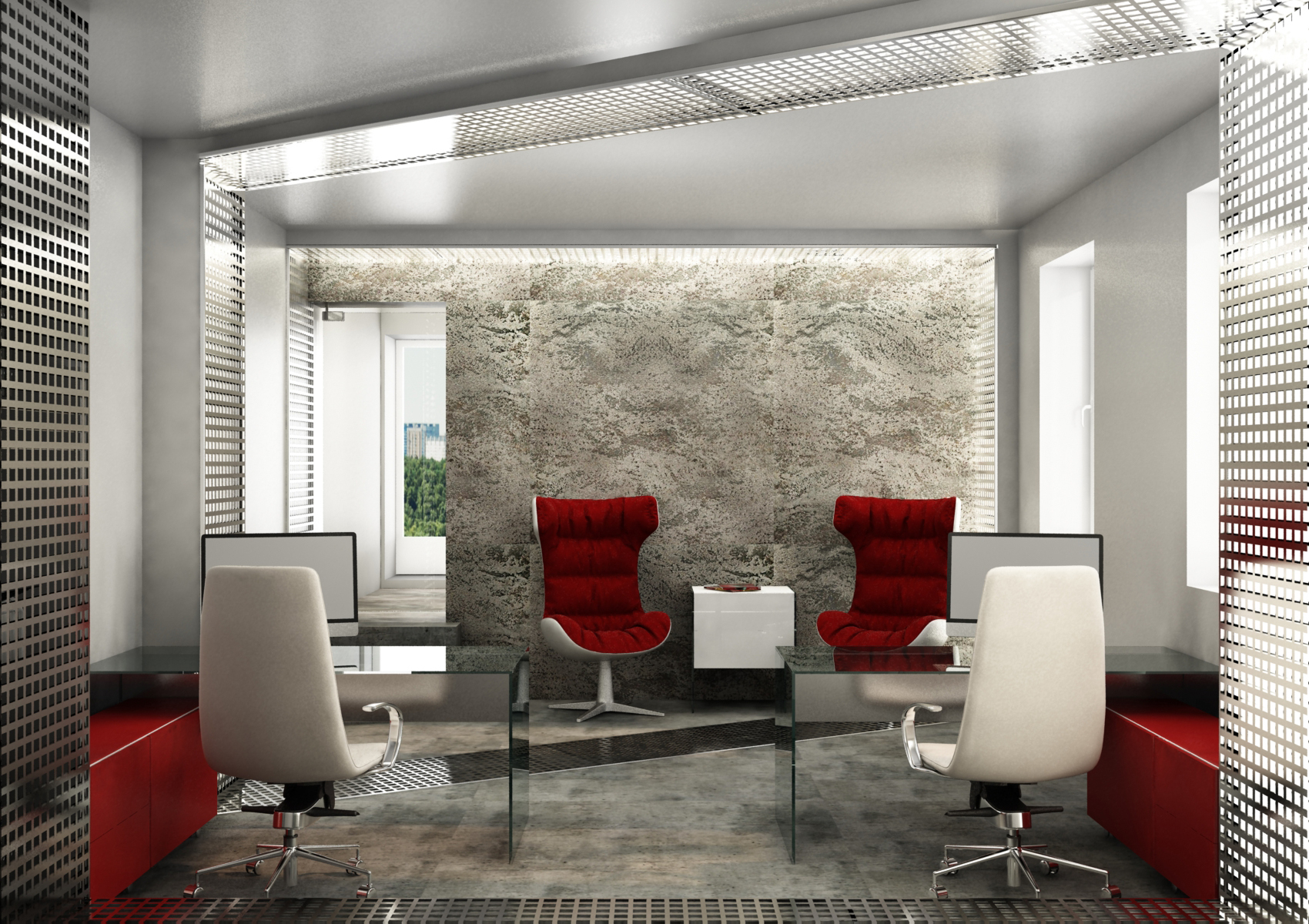 物流公司三层办公楼室内设计-3