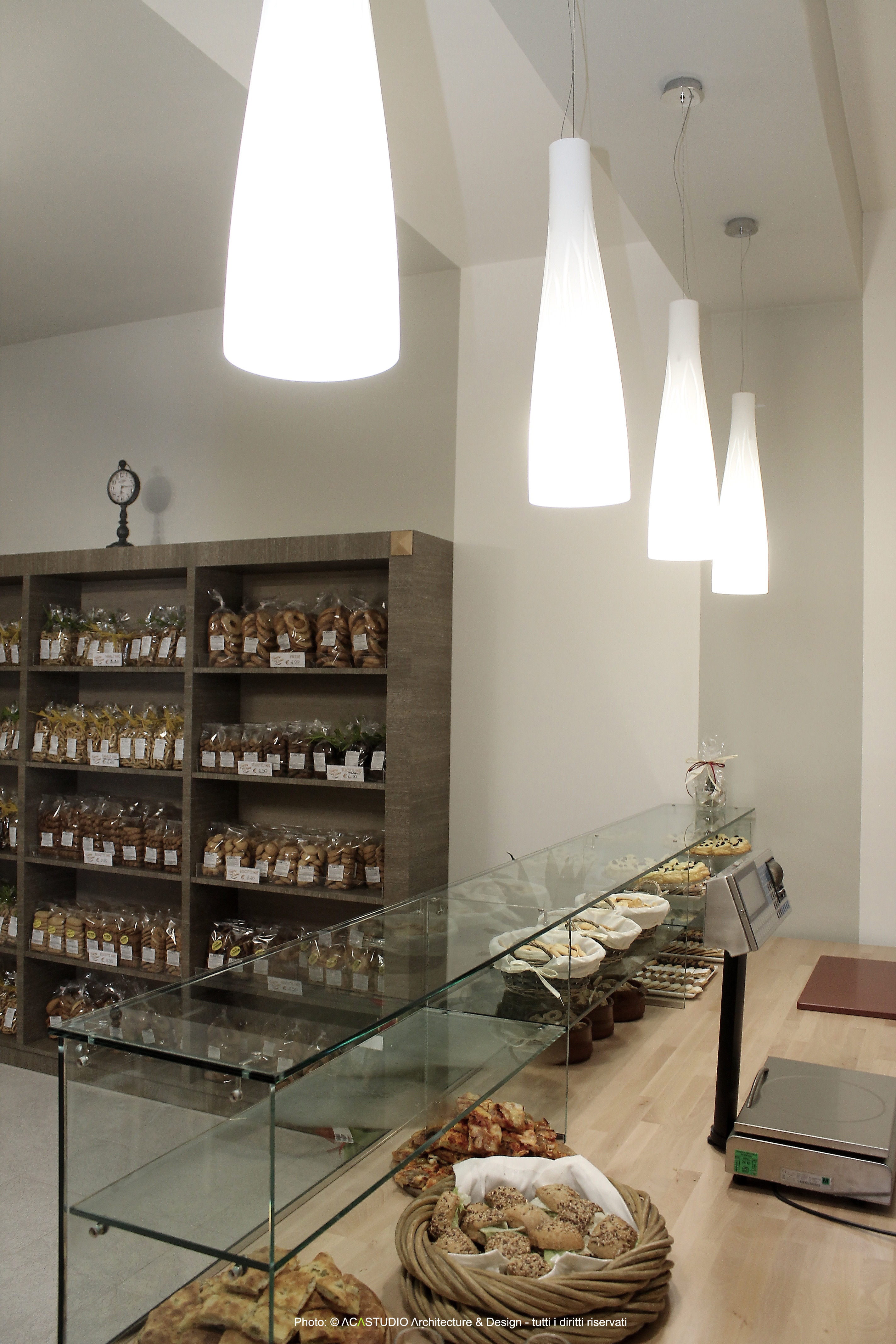 "味道之谷"面包店 | 全流程生产展示的室内设计-24