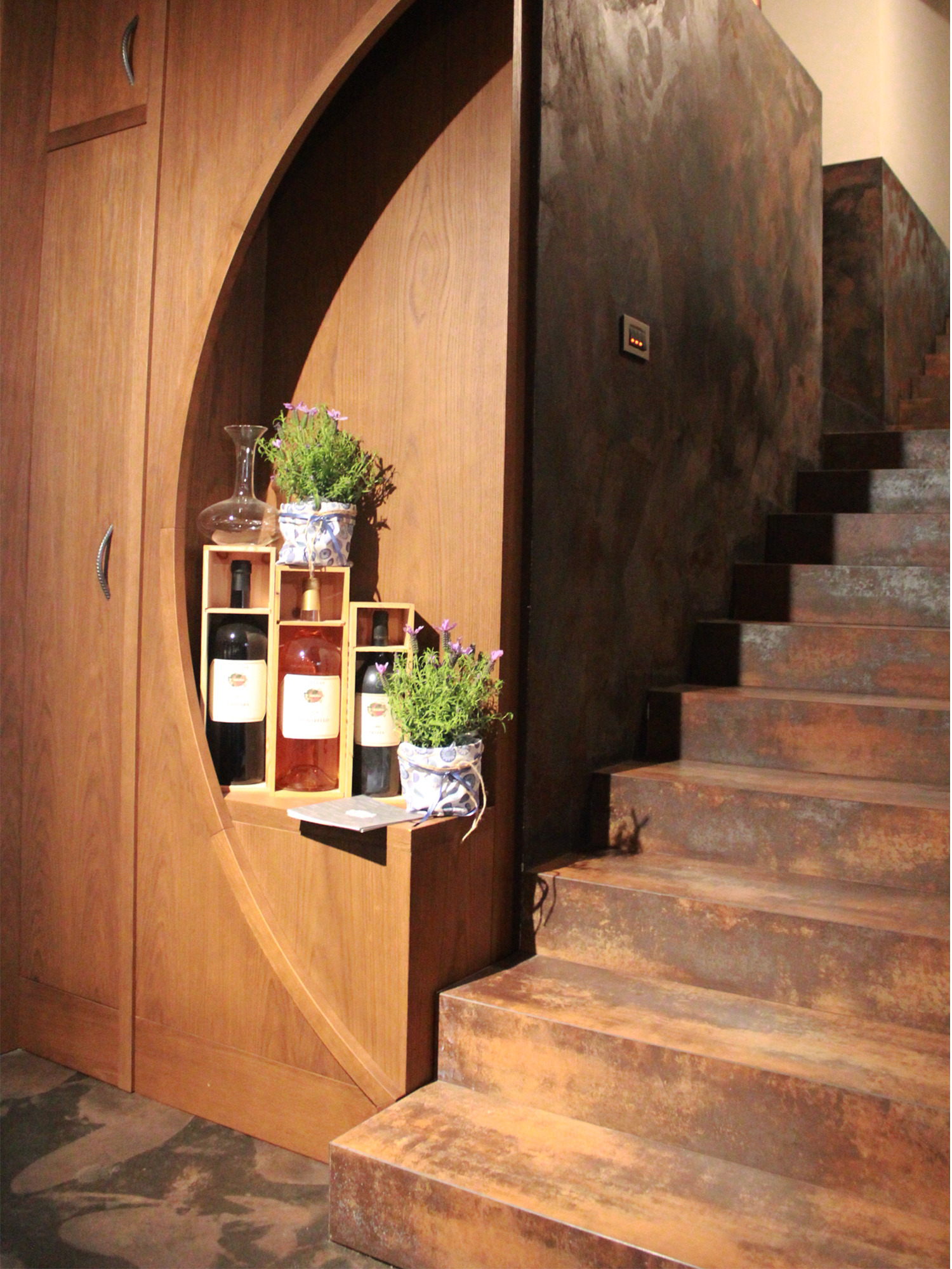 意大利地下葡萄酒图书馆餐厅设计-13