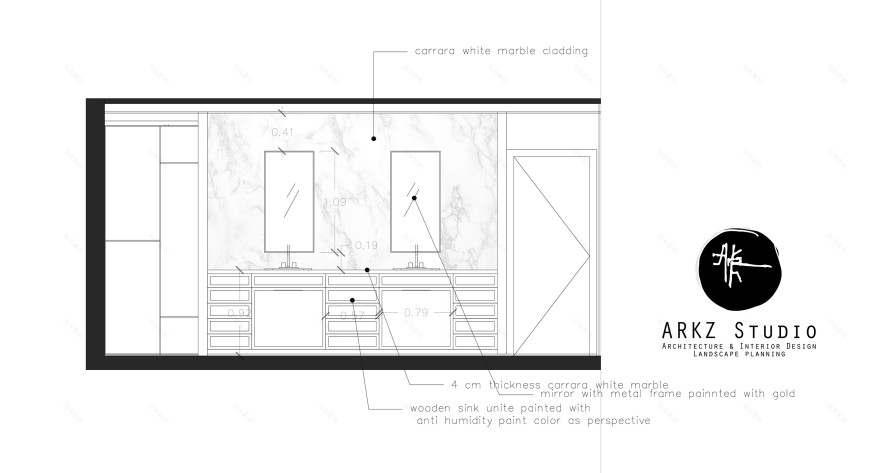 梦想成真,品质空间之美——ARKZ 建筑事务所主卧套房改造-14