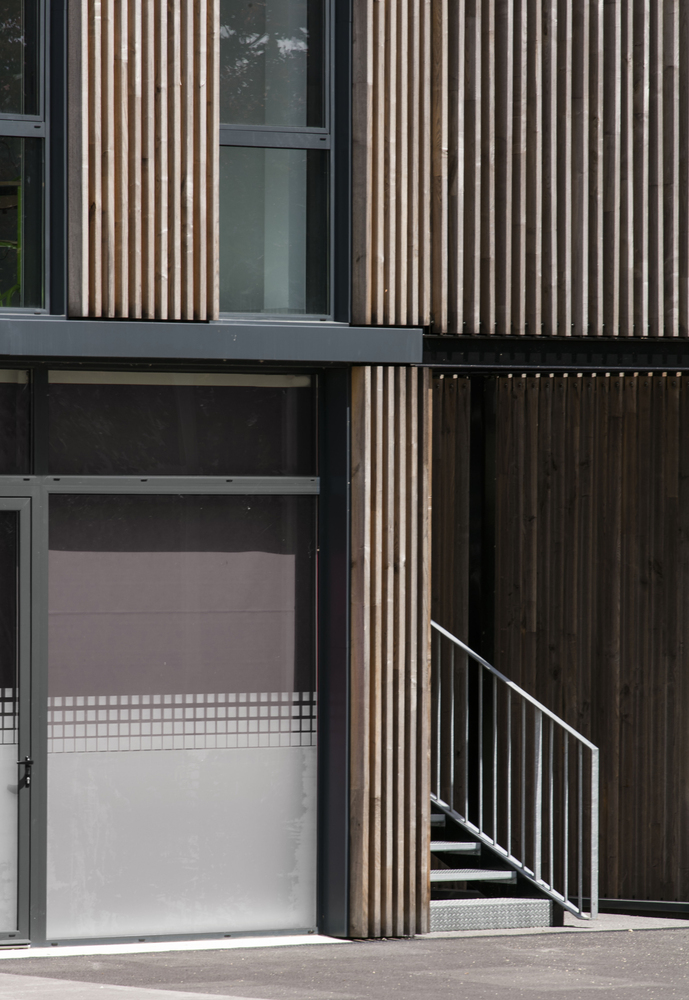 法国 Pluvigner 学校优雅木结构扩建-27