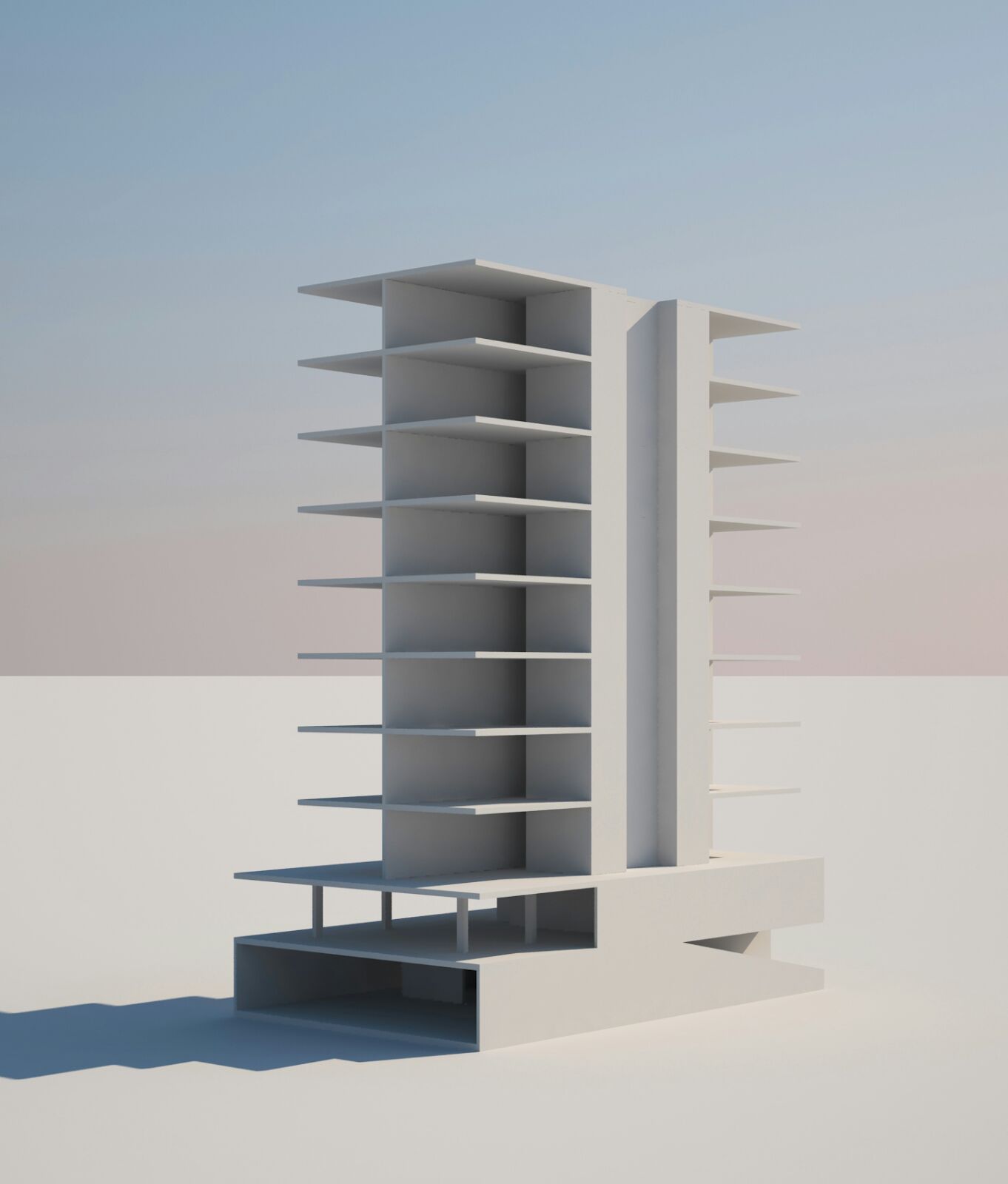 2017 年完成的 Kuwaiti 投资者私人办公大楼室内设计-3