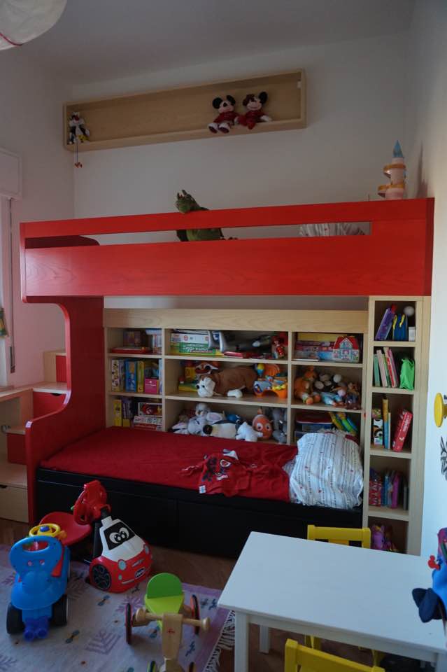 小空间大利用 | 3.5 米室内设计与双层床的完美融合-6