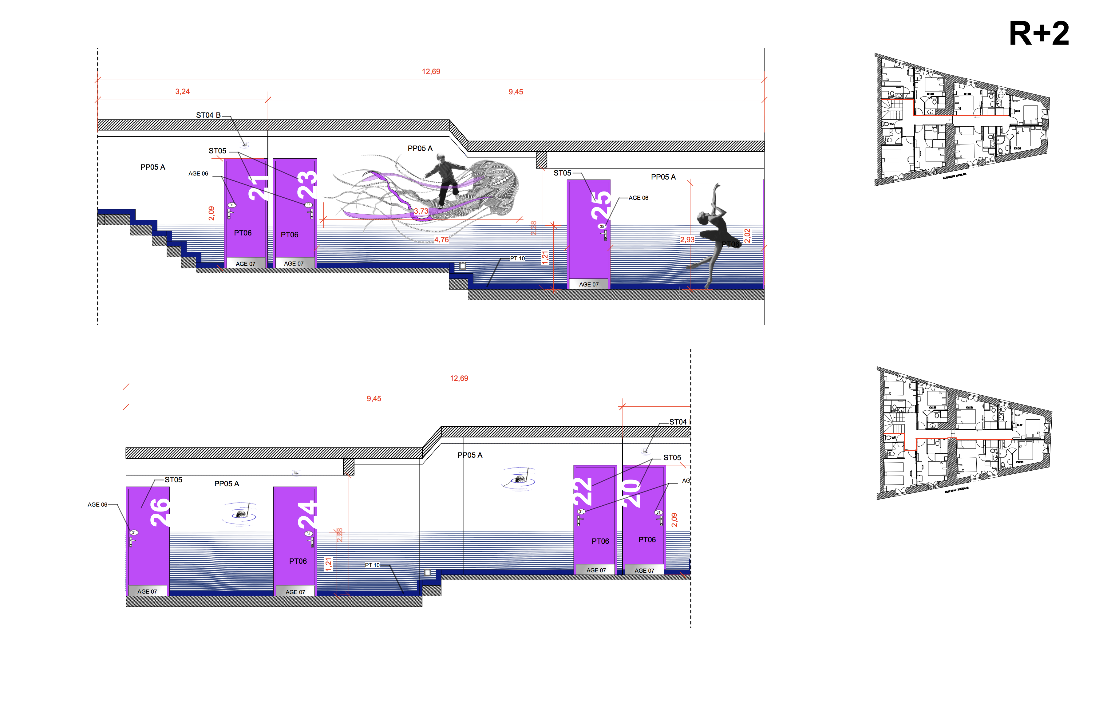 法式海滨酒店"Le Bord'O"的街头艺术风格室内设计-14