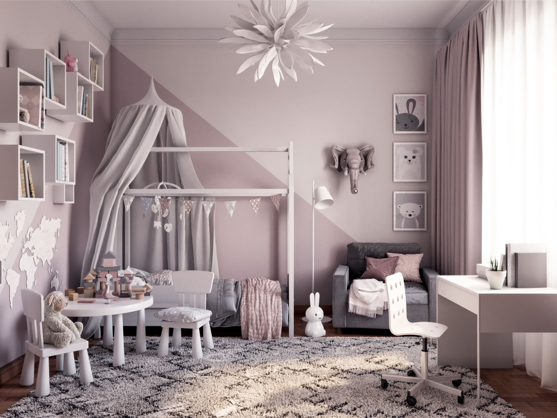 公主房间设计-8