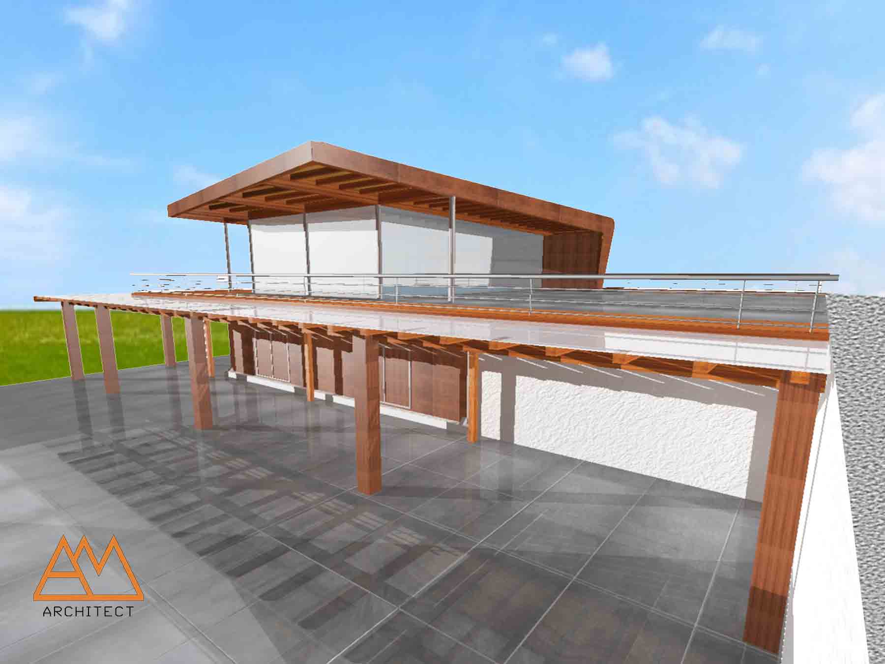 线性几何风格建筑 | 轻盈空间与充足光照的完美结合-3