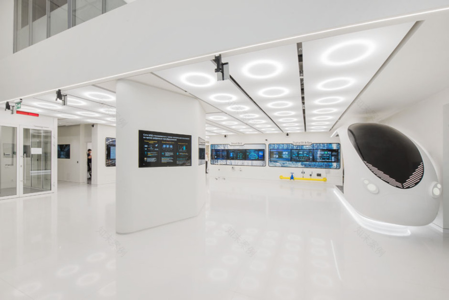 华为展厅——现代科技与空间的完美结合-3