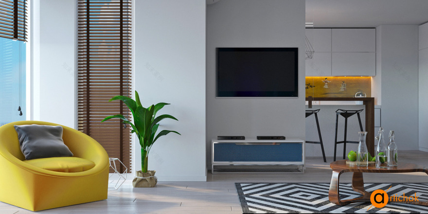 城市景观尽收眼底的艺术公寓-5