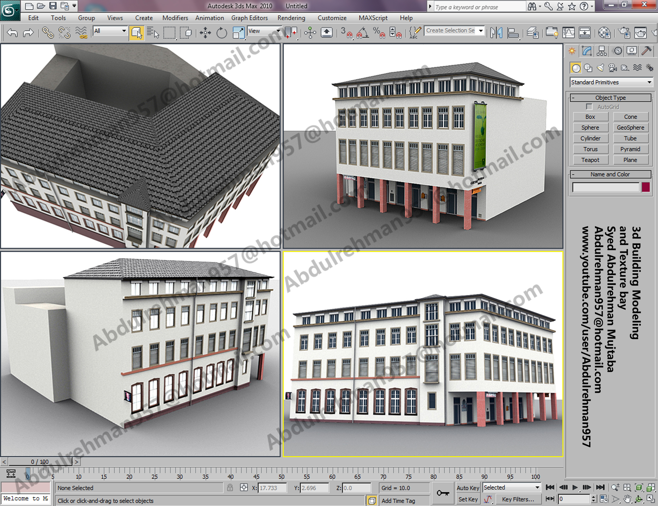 3d Exterior Office Buildings & Shopping Malls-6