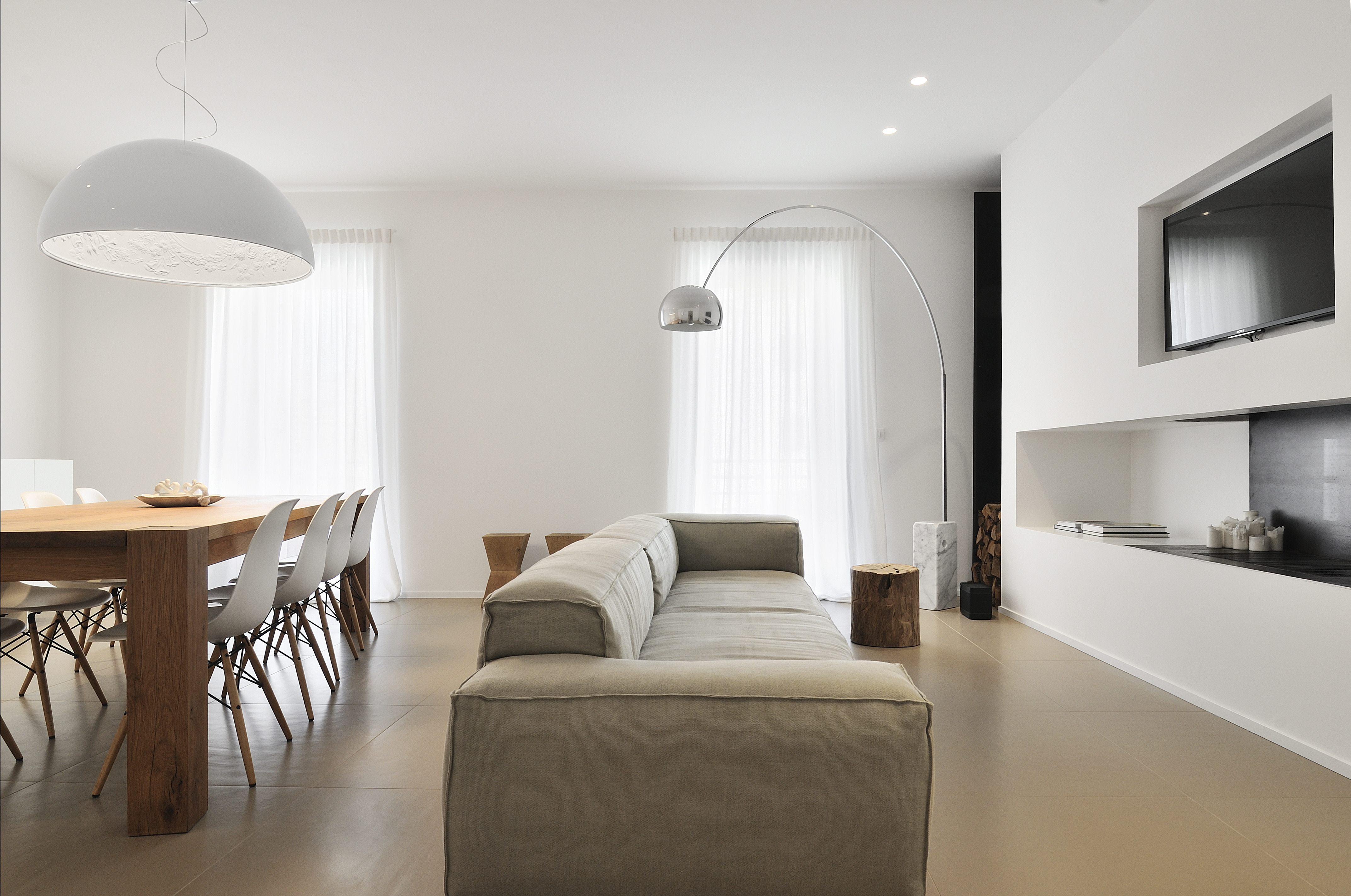 意式风情的四层私人住宅设计-0