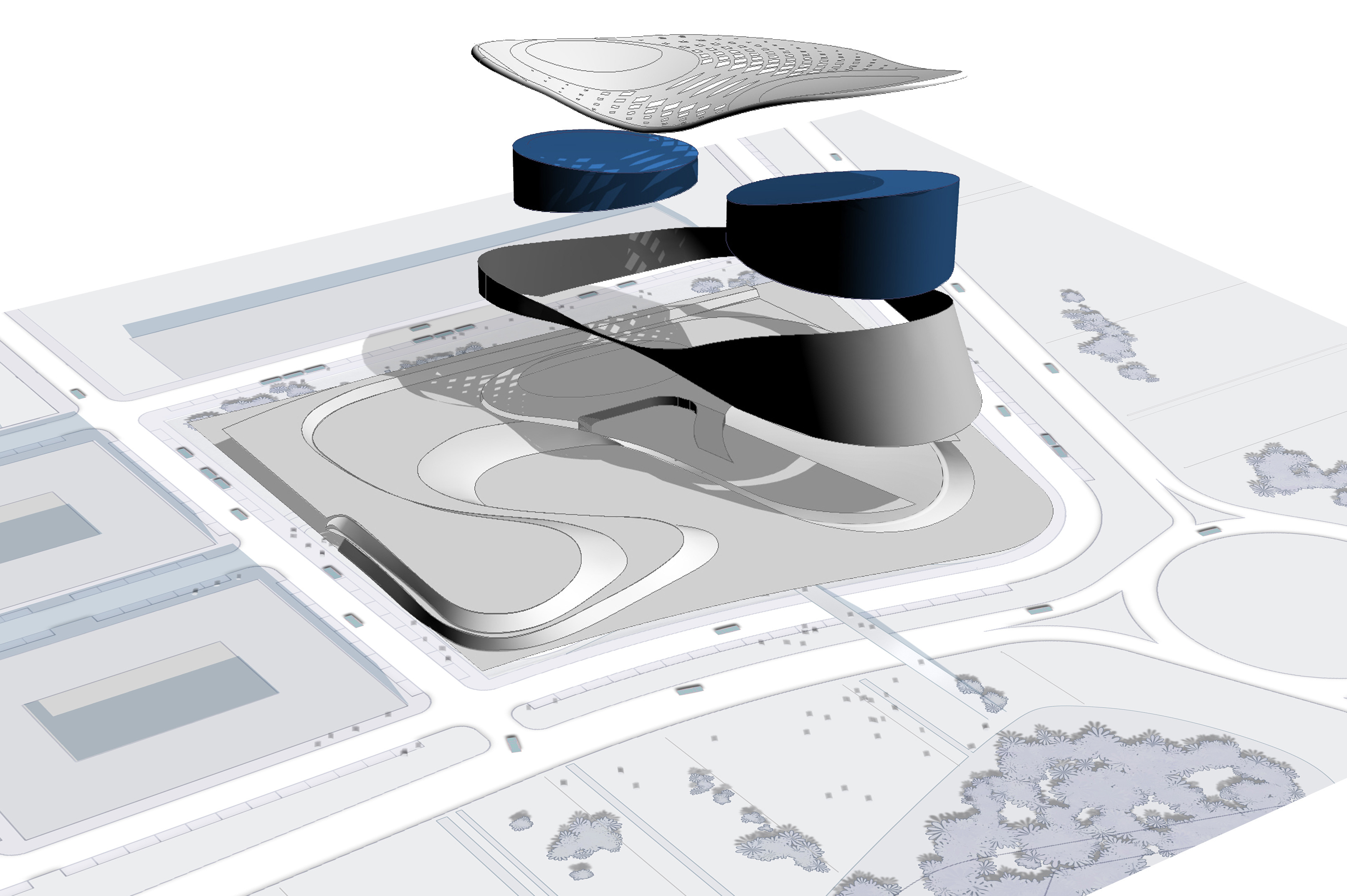 2008 年会展中心设计竞赛作品-3
