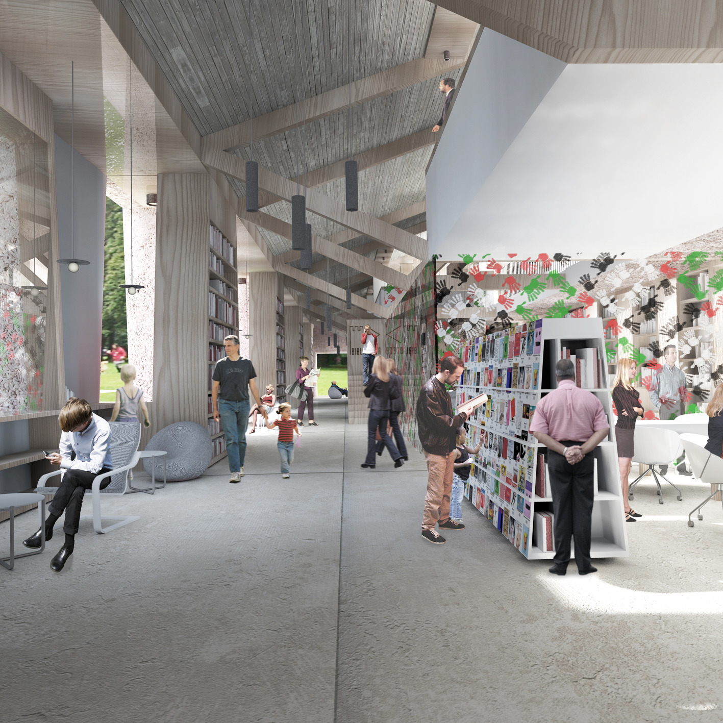 波洛尼亚“L 型”图书馆-12