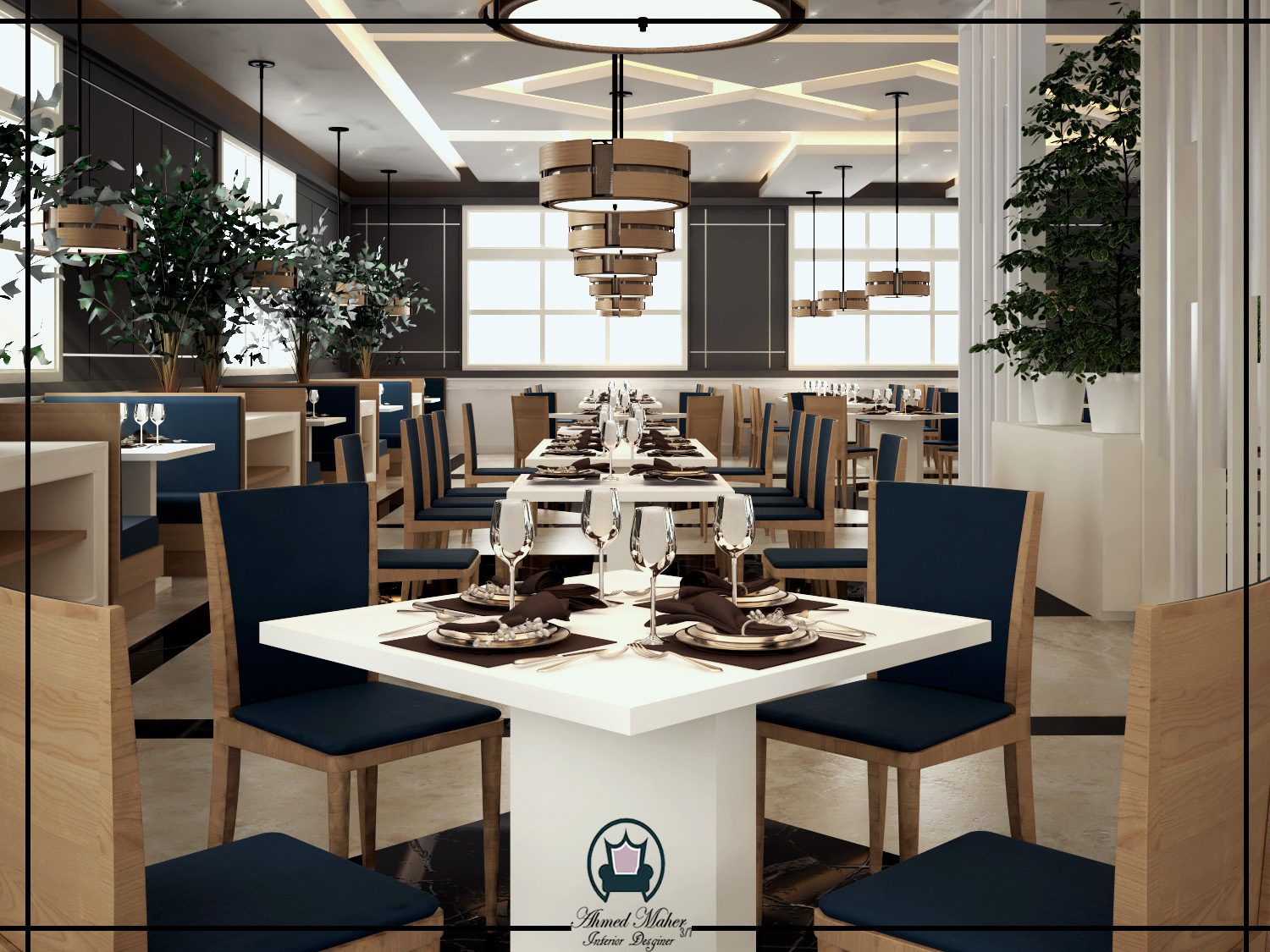 Main Restaurant -interior design--5