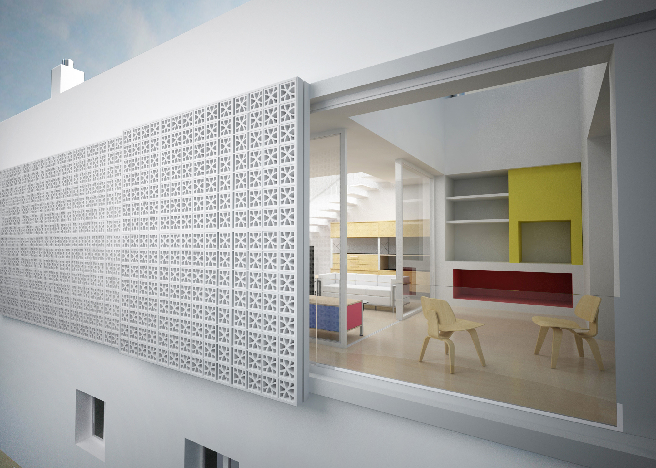 融合自然光与传统的现代住宅设计-3