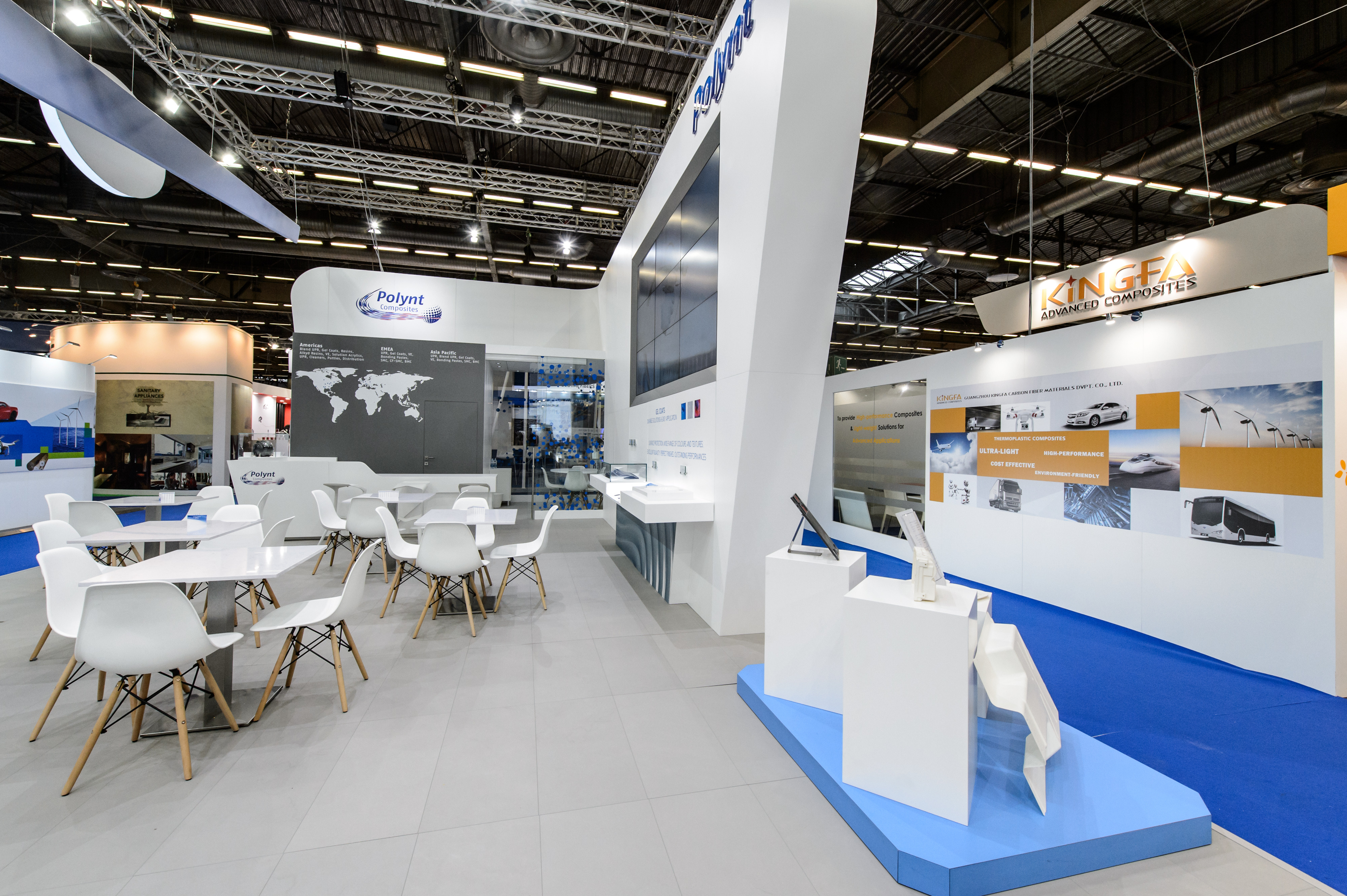 2017 年巴黎国际展览中心 Polynt 展位设计-5