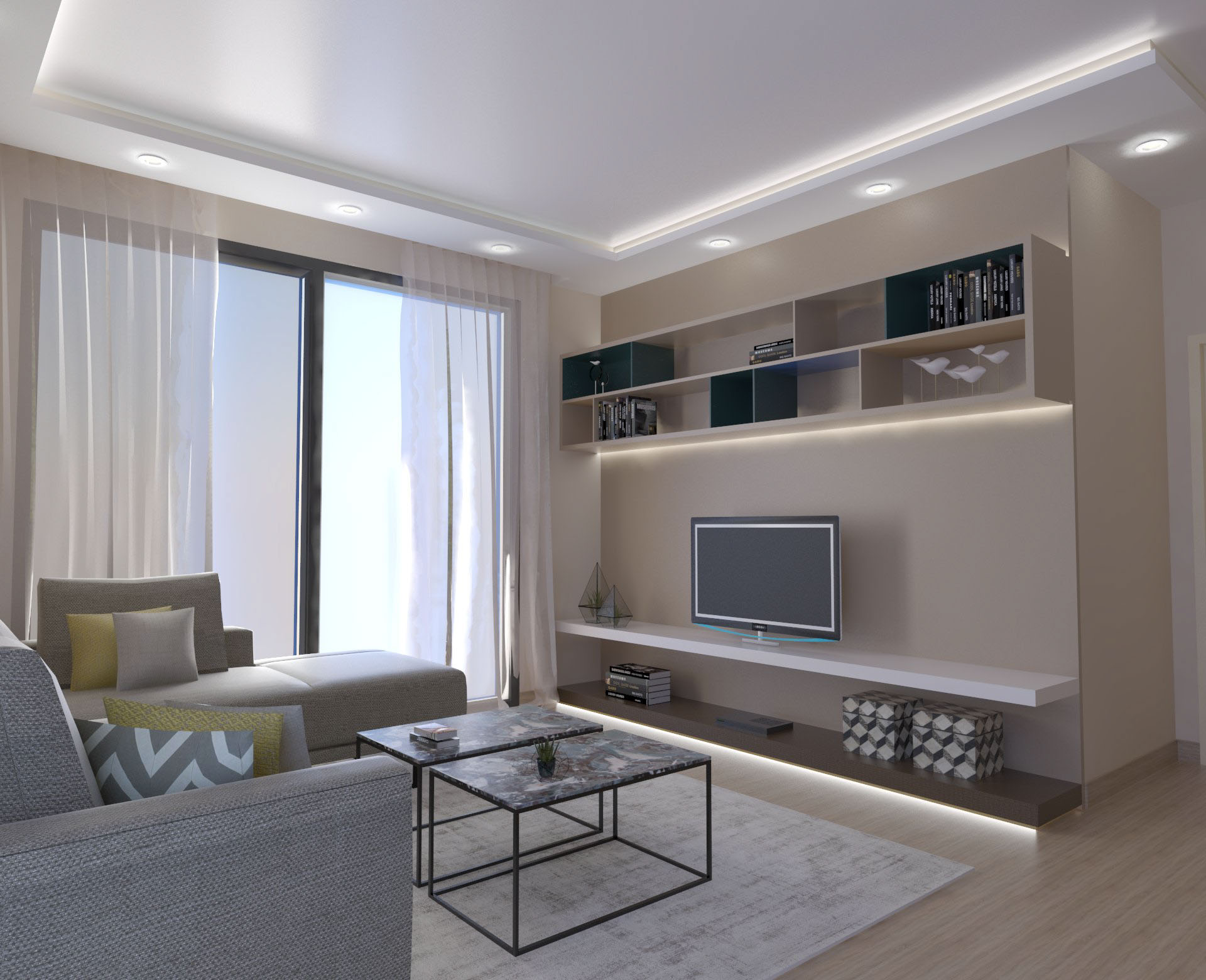 三维立体规划渲染-35