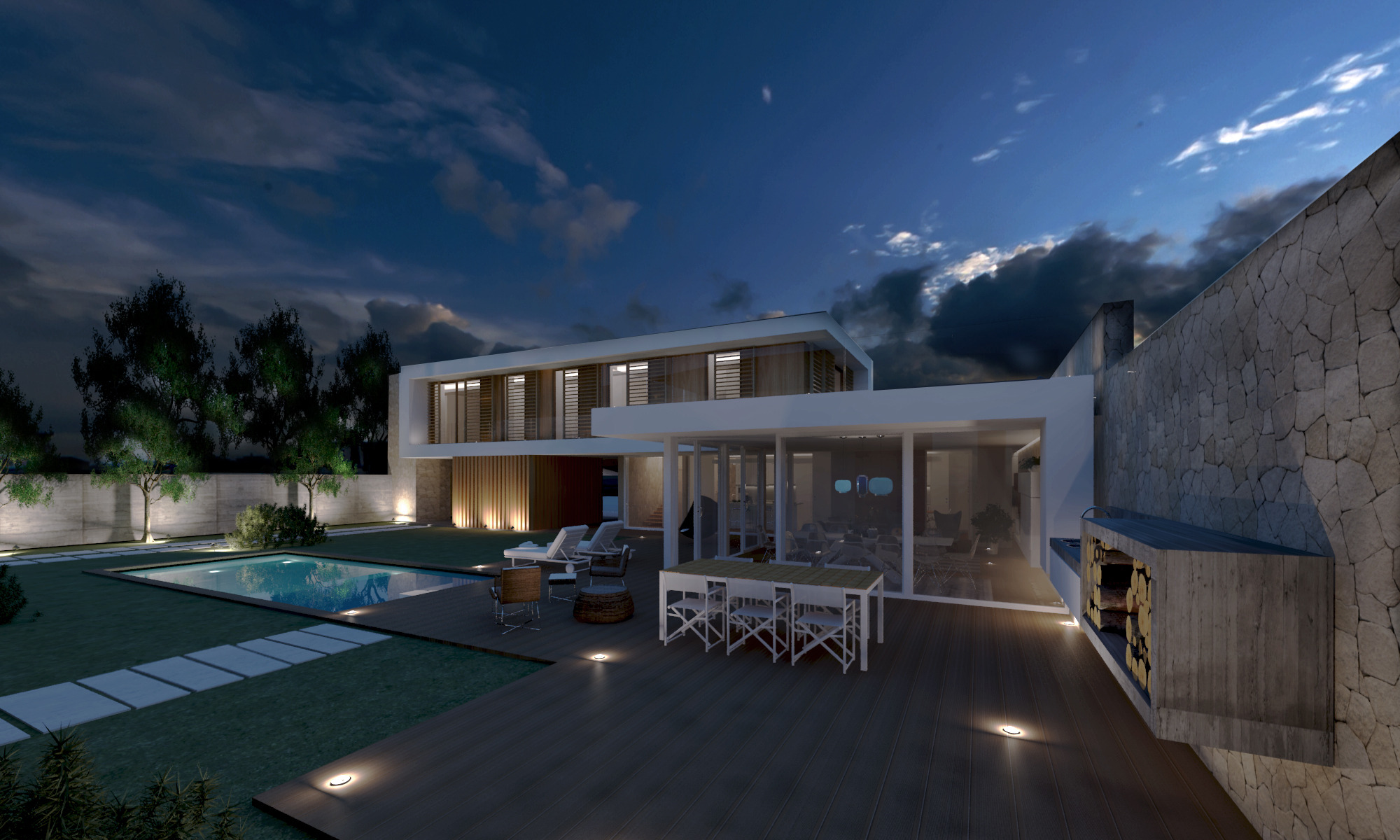 私享户外空间,双层别墅设计-3