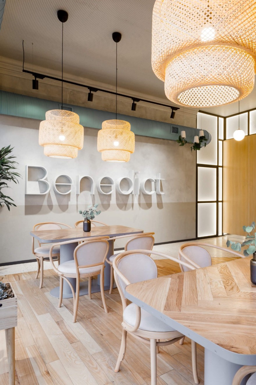 乌克兰卢茨克 Benedict Cafe，木质编织的魅力空间-2