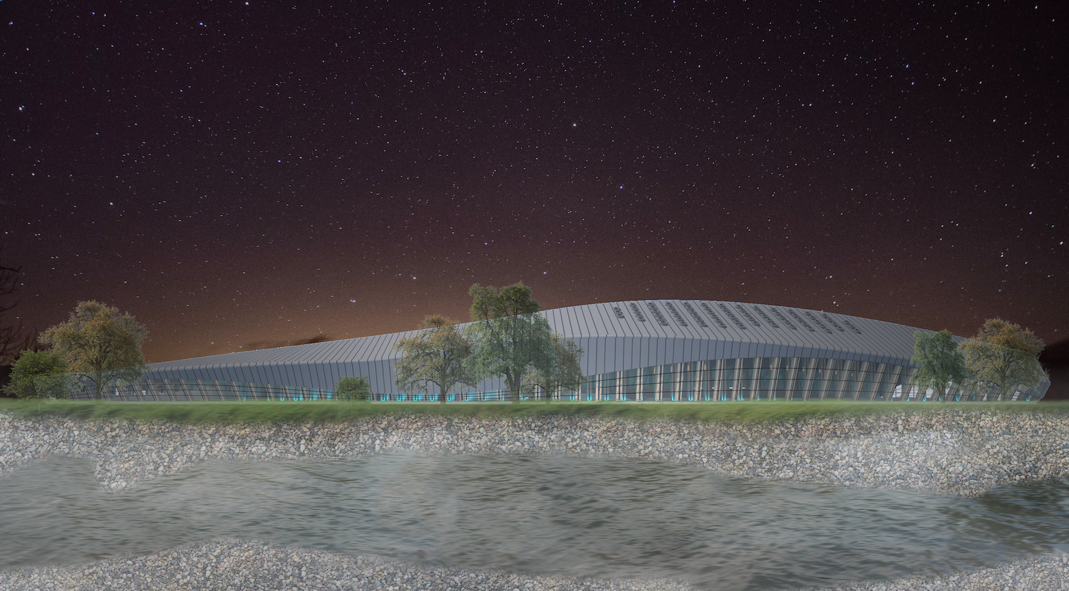 波浪形游泳馆设计-1