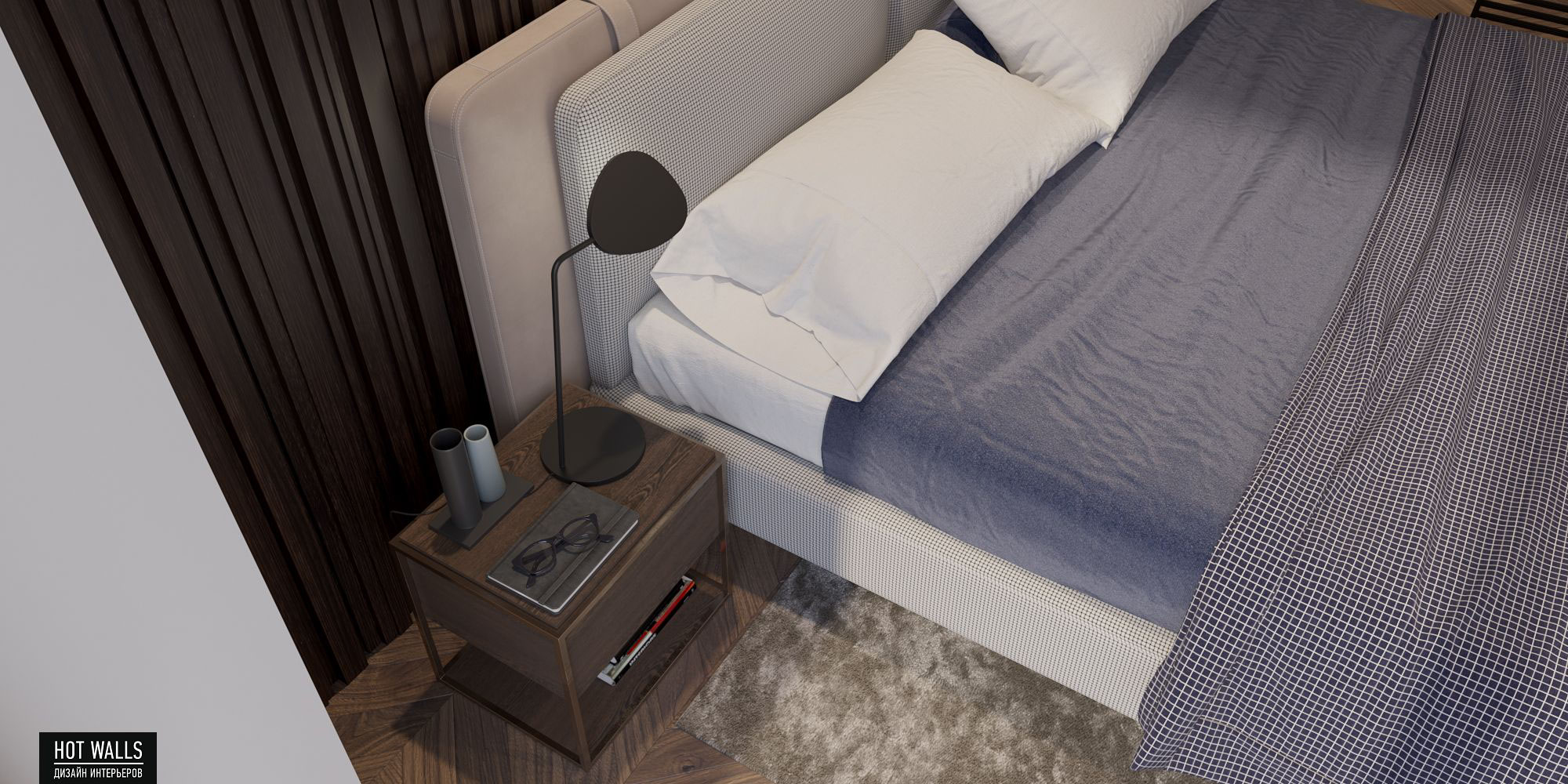 莫斯科公寓设计，融合城市风光与室内美学-17