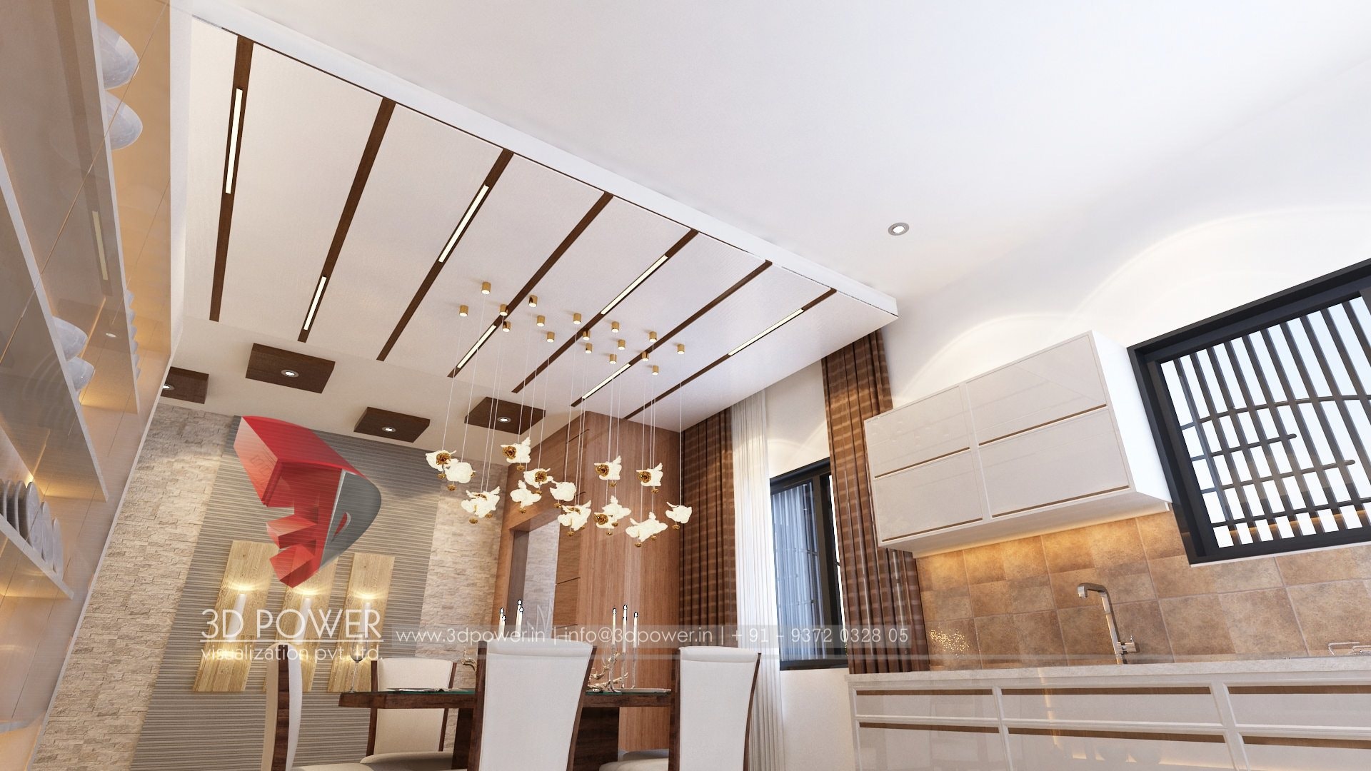 3D 室内设计案例 | 单家庭住宅的精致室内空间-15