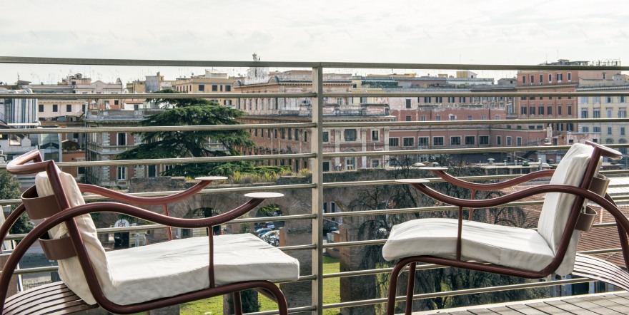 罗马中心的悬浮酒店设计-3