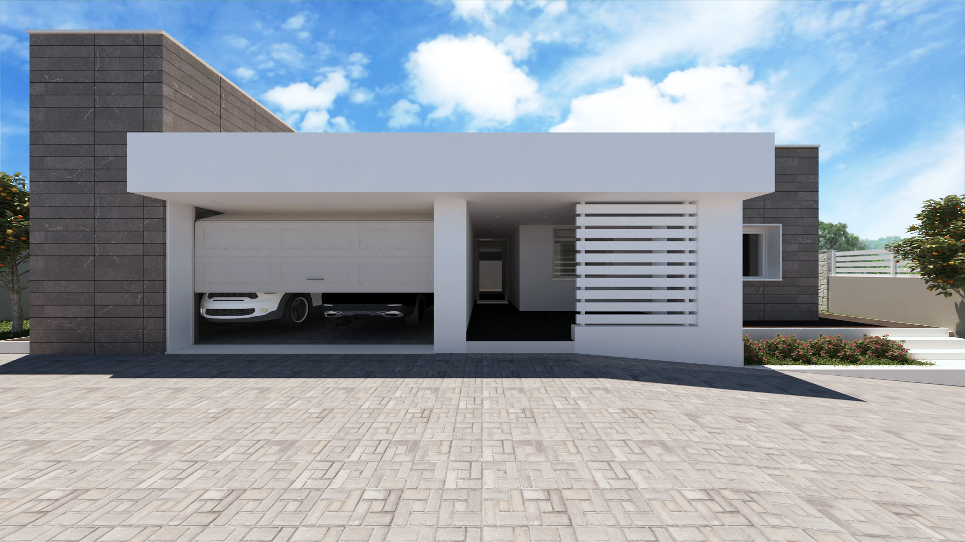 现代家庭别墅设计，室内外和谐共生-2