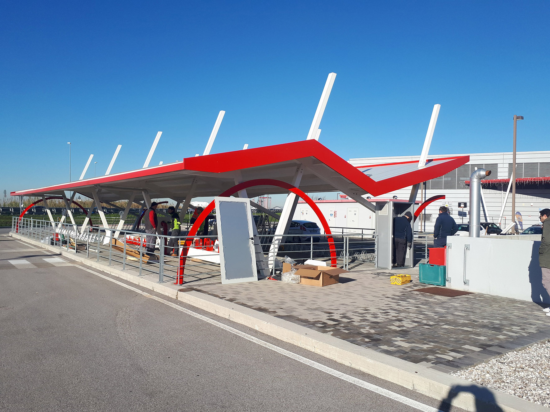 智能环保的自行车停车设施-7