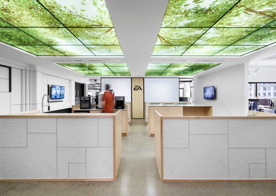 电子艺术蒙特利尔新办公室,极简主义与创造力的完美结合-15