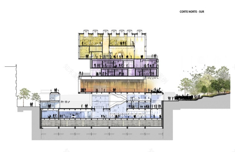 波哥大杰弗里亚大学艺术学院新建筑,城市与自然交融-12