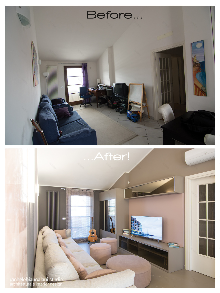 几何形状阁楼 | 从冷漠到温馨的蜕变-15