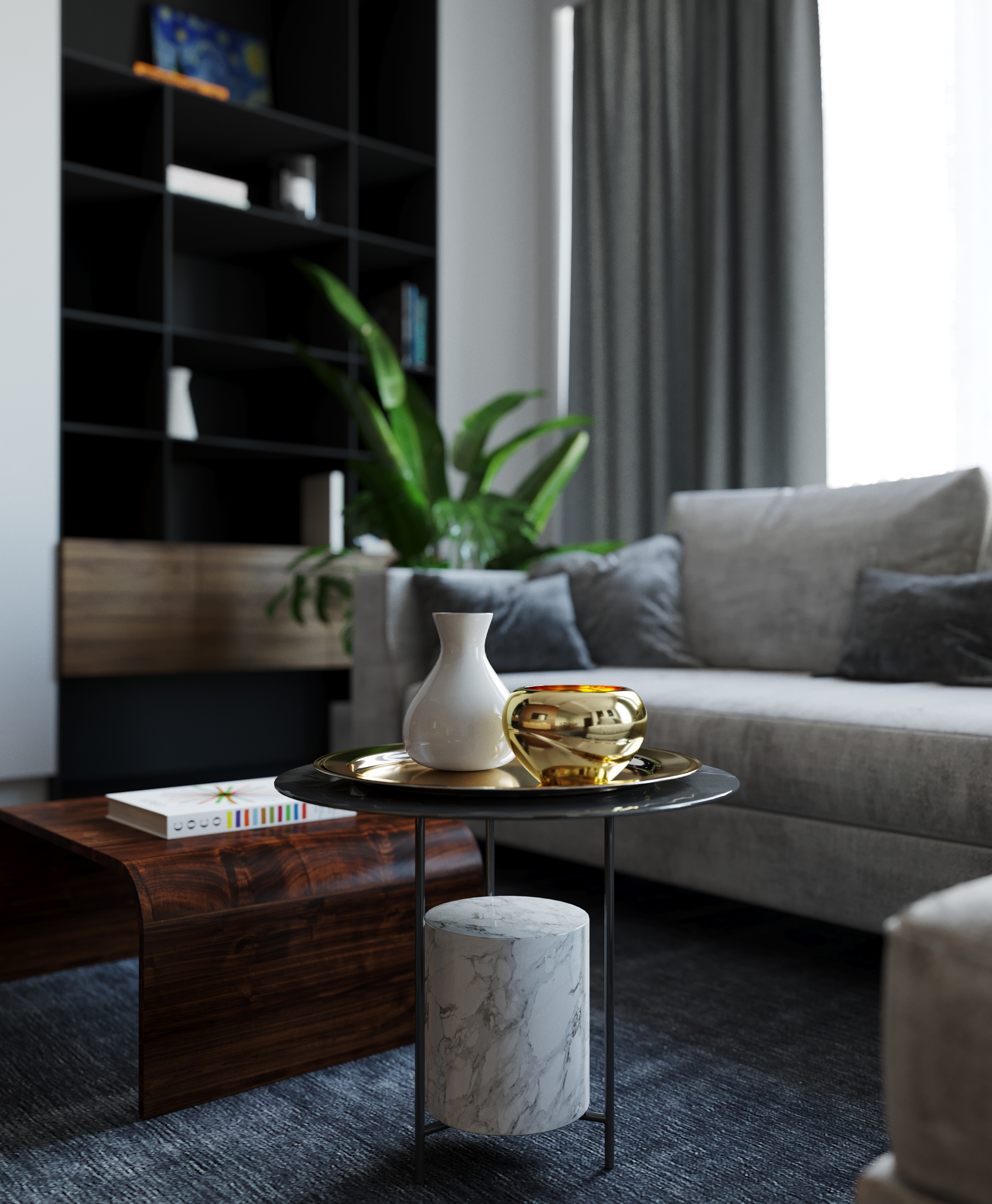 简约宜居的四层空间设计-9