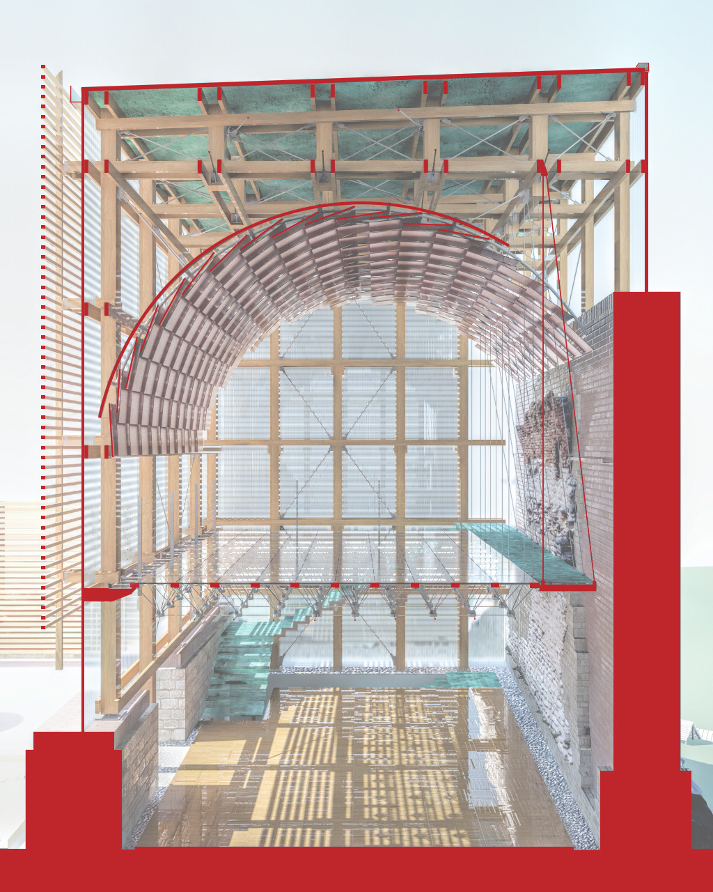 城堡复兴 · Roccacolonnalta 修复与再利用-41