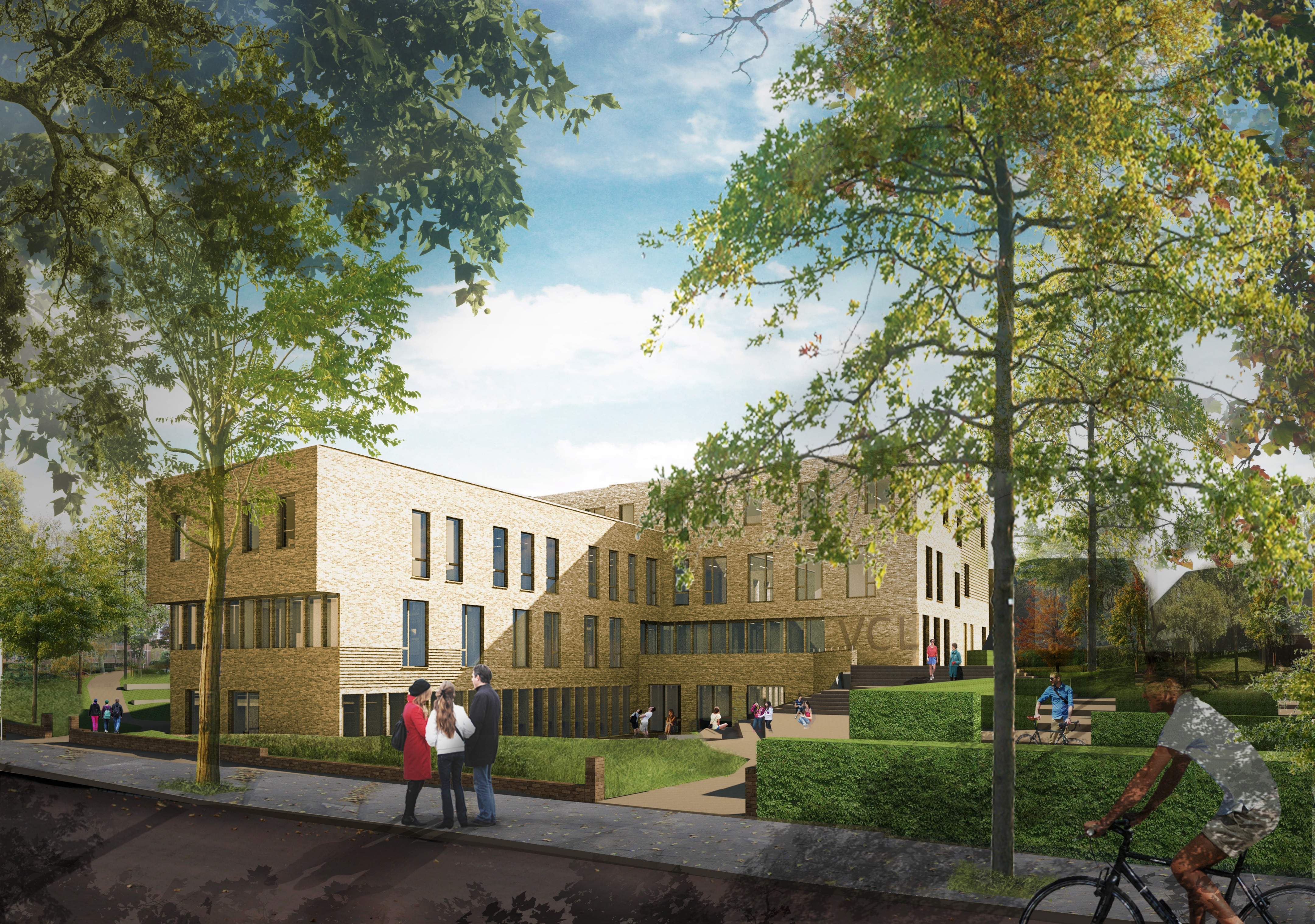 绿意盎然的多功能学校设计-4