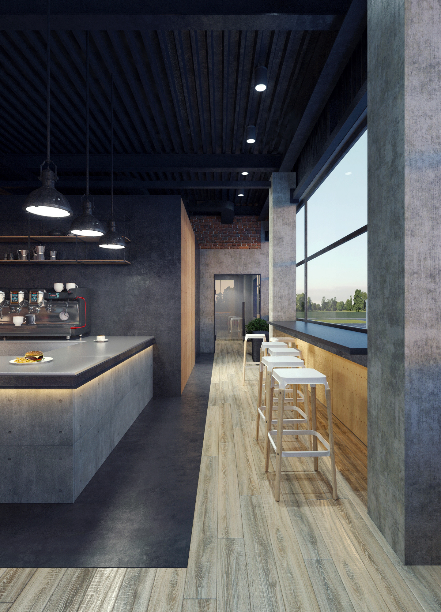 乌克兰航空城 SKY COFFEE 厅，Bulatov 的现代设计-3