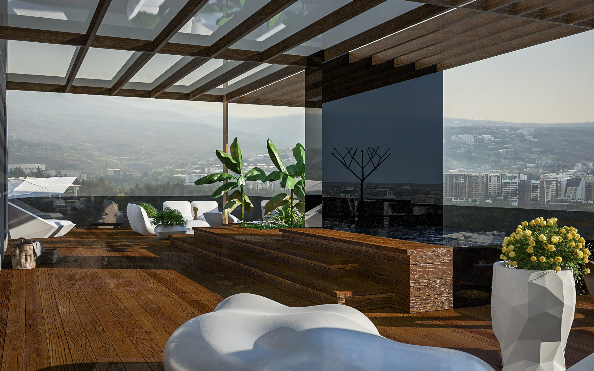 都市幻影 | 200 平米顶层公寓设计-29