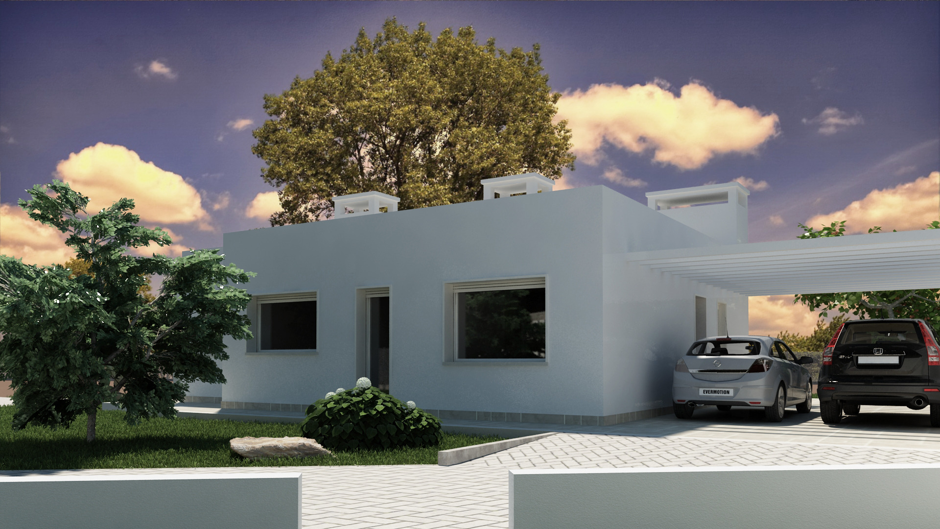 绿色环绕的意大利乡村别墅设计-4