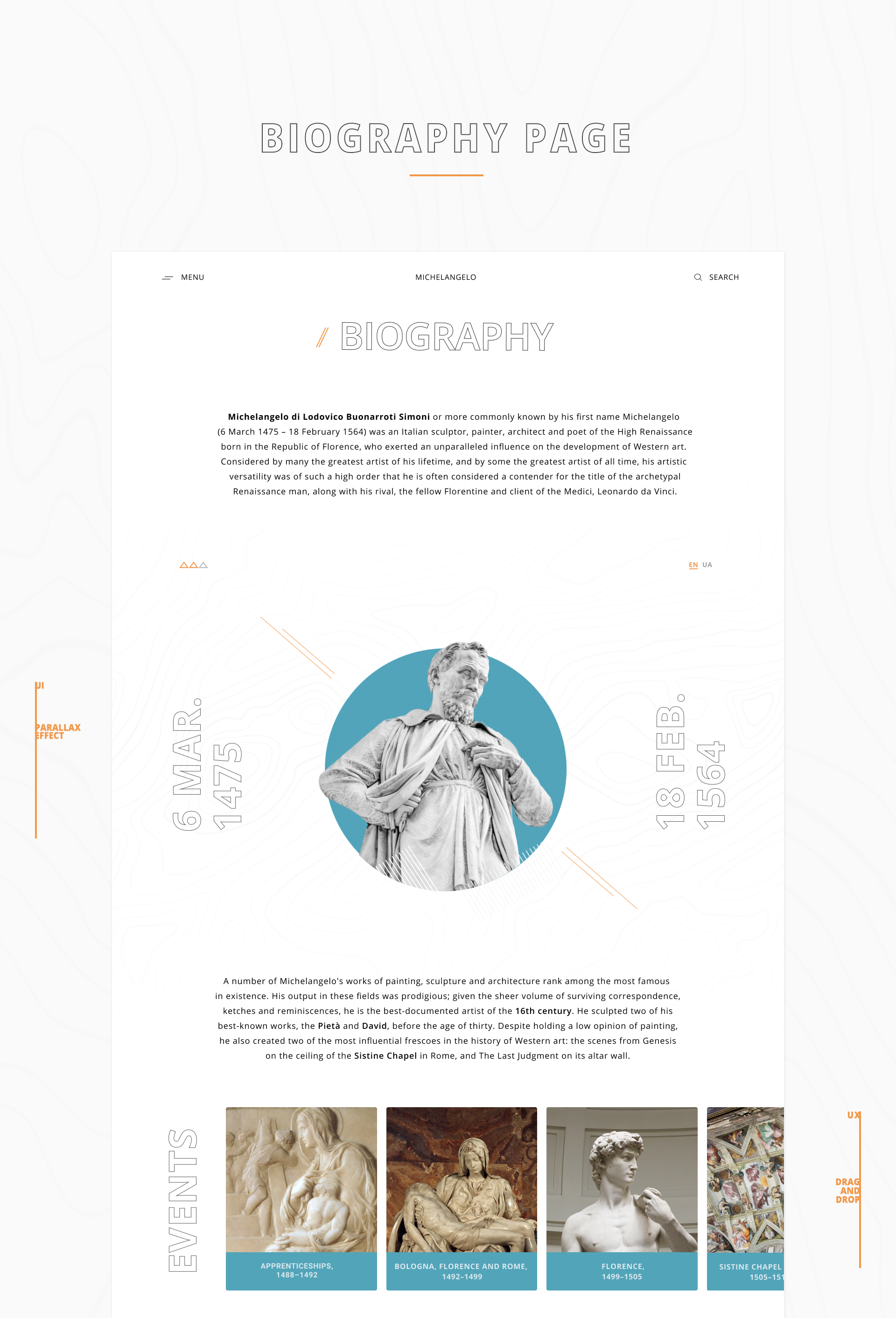 Web design art project UX /UI-6