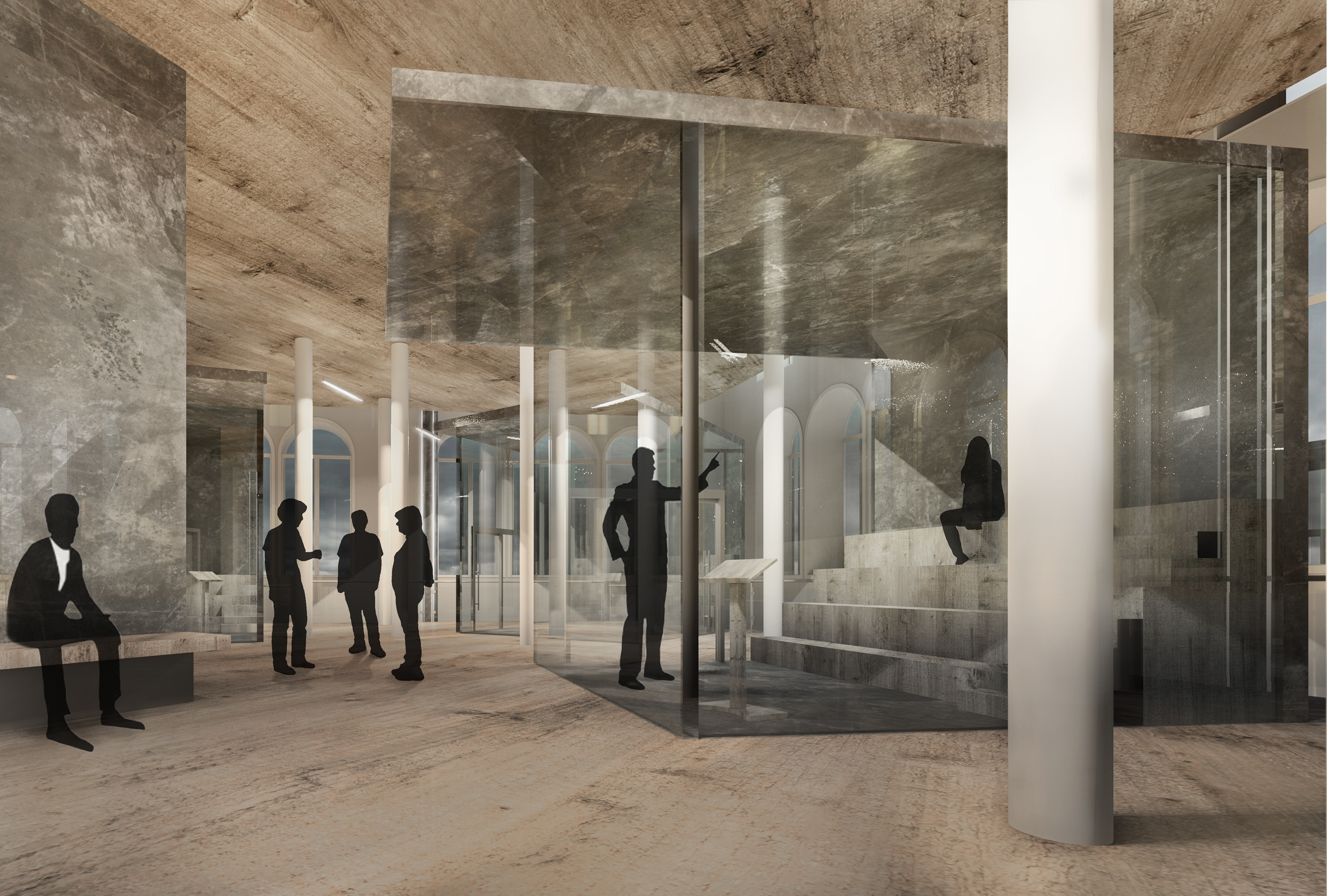 罗马协作项目 | 扰动书店/咖啡厅设计-11