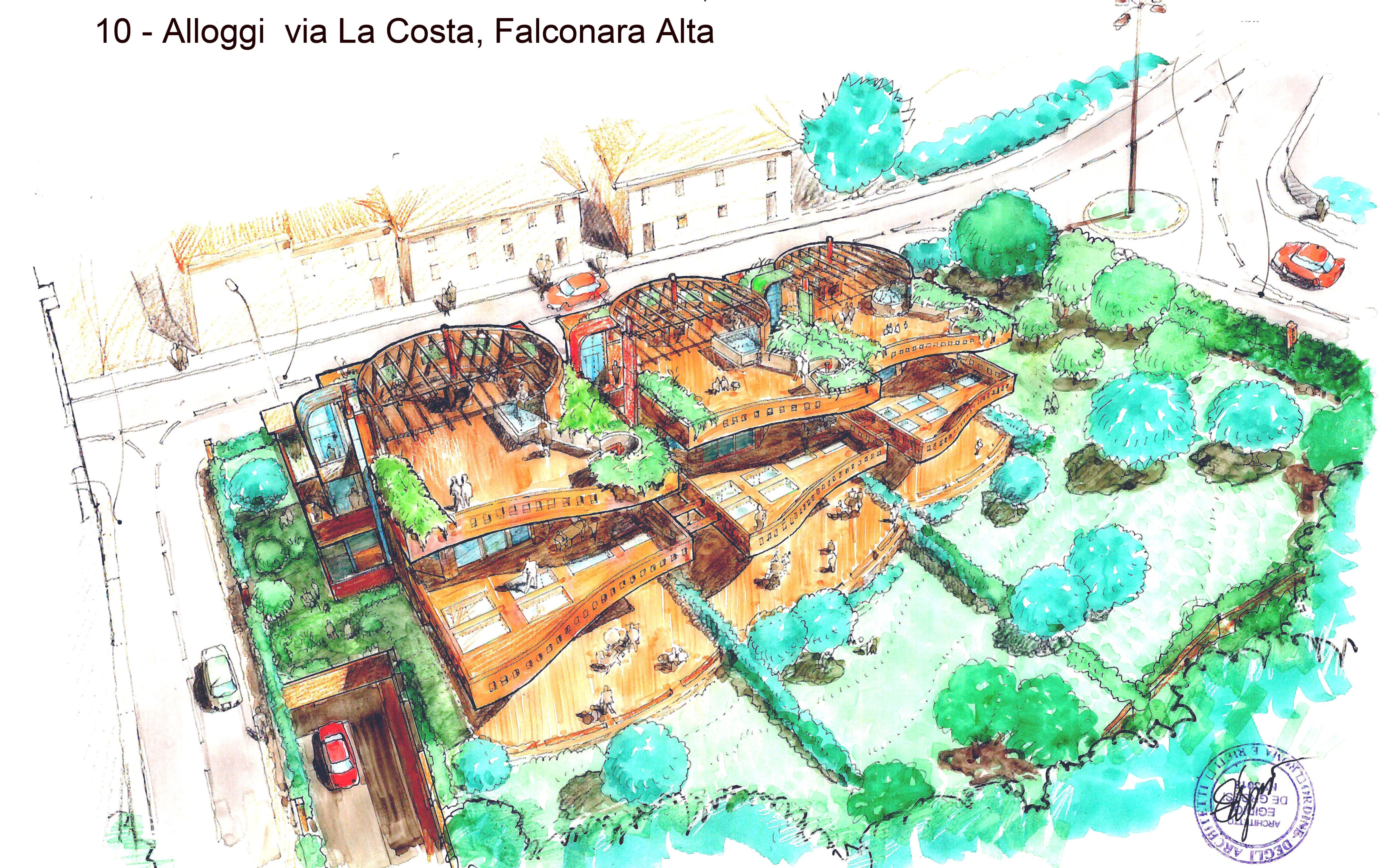 2010 年意大利 Falconara Alta 私人住宅-0