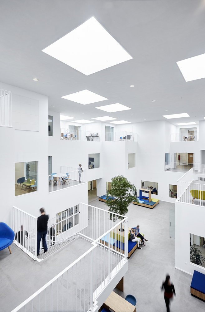 北欧校园教育中心,创新空间与协同作用的建筑-30