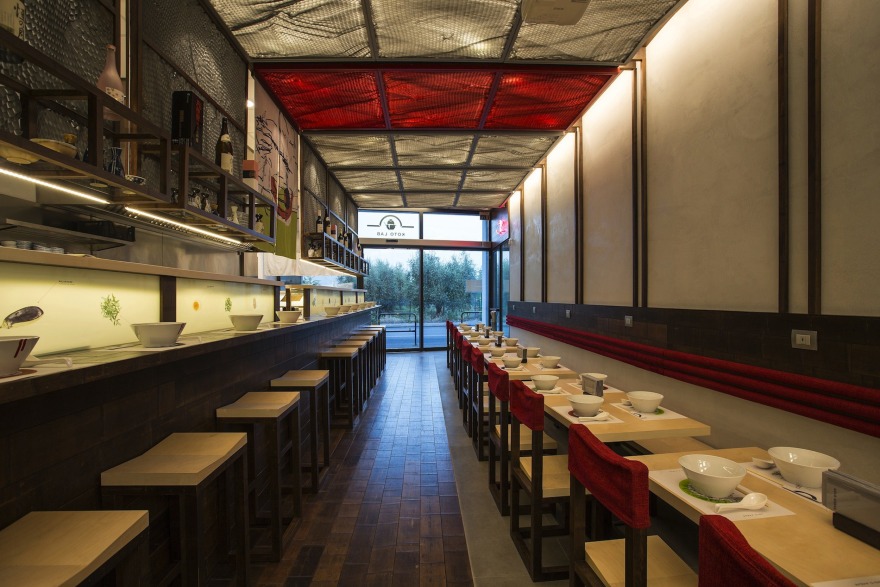 对话传统 | 意日风格共融的 KOTO 拉面餐厅设计-3