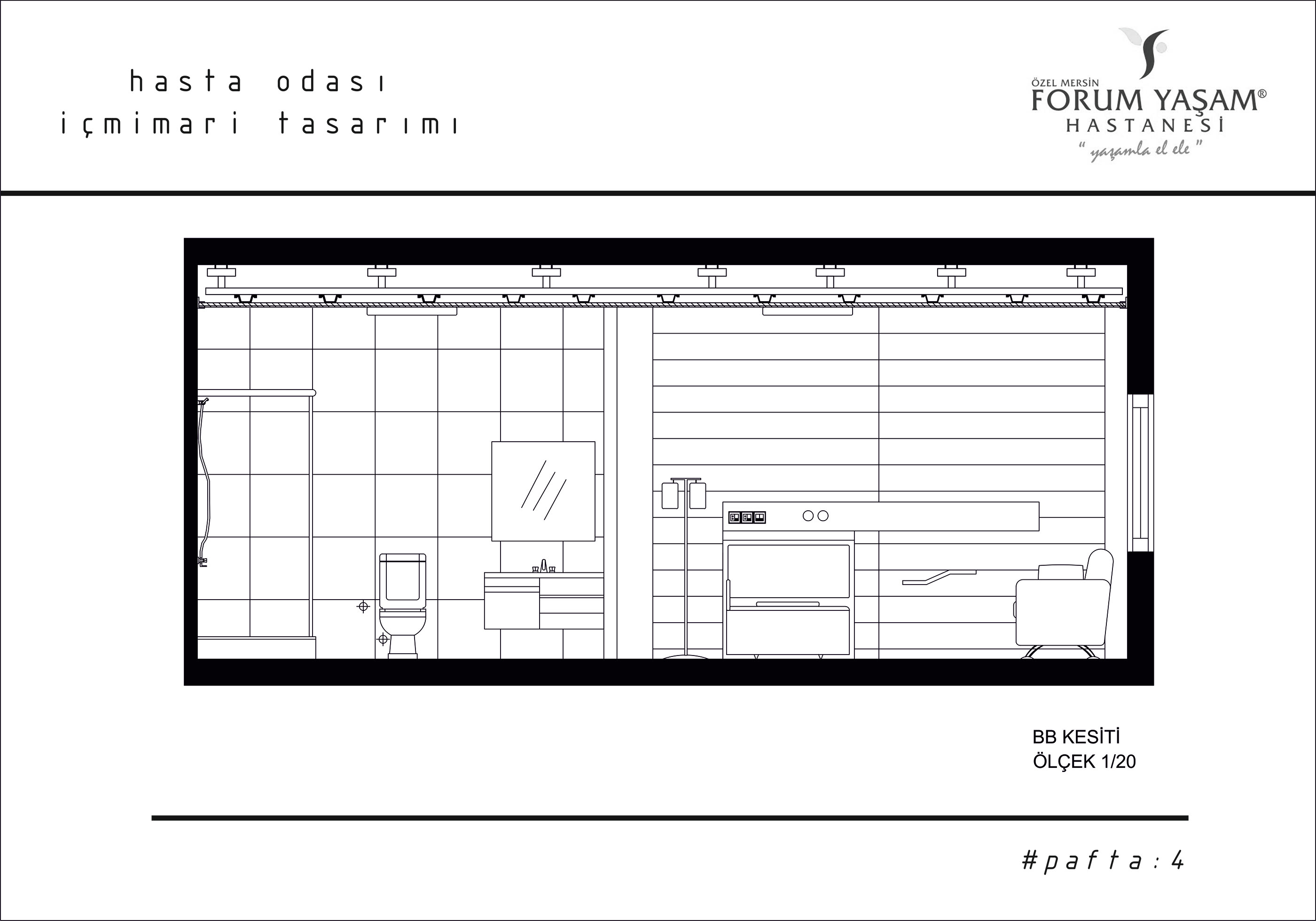 Hospital Suite Room İnterior Design / Mersin, Turkey-7